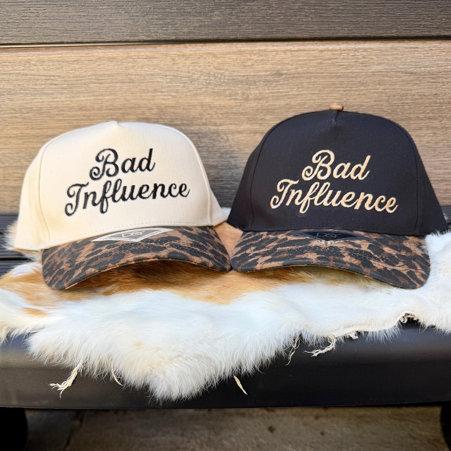 Embroidered Hats- Bad Influence