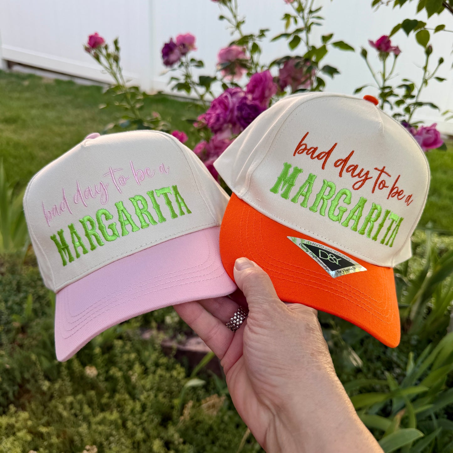 Embroidered Hats- bad day to be a MARGARITA