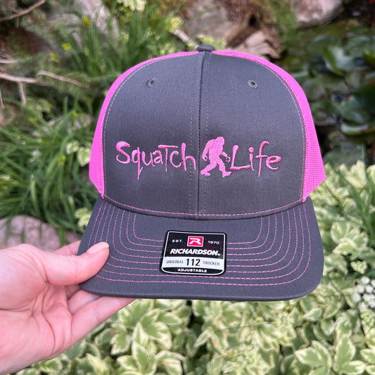 Embroidered Hats- Squatch Life trucker hat