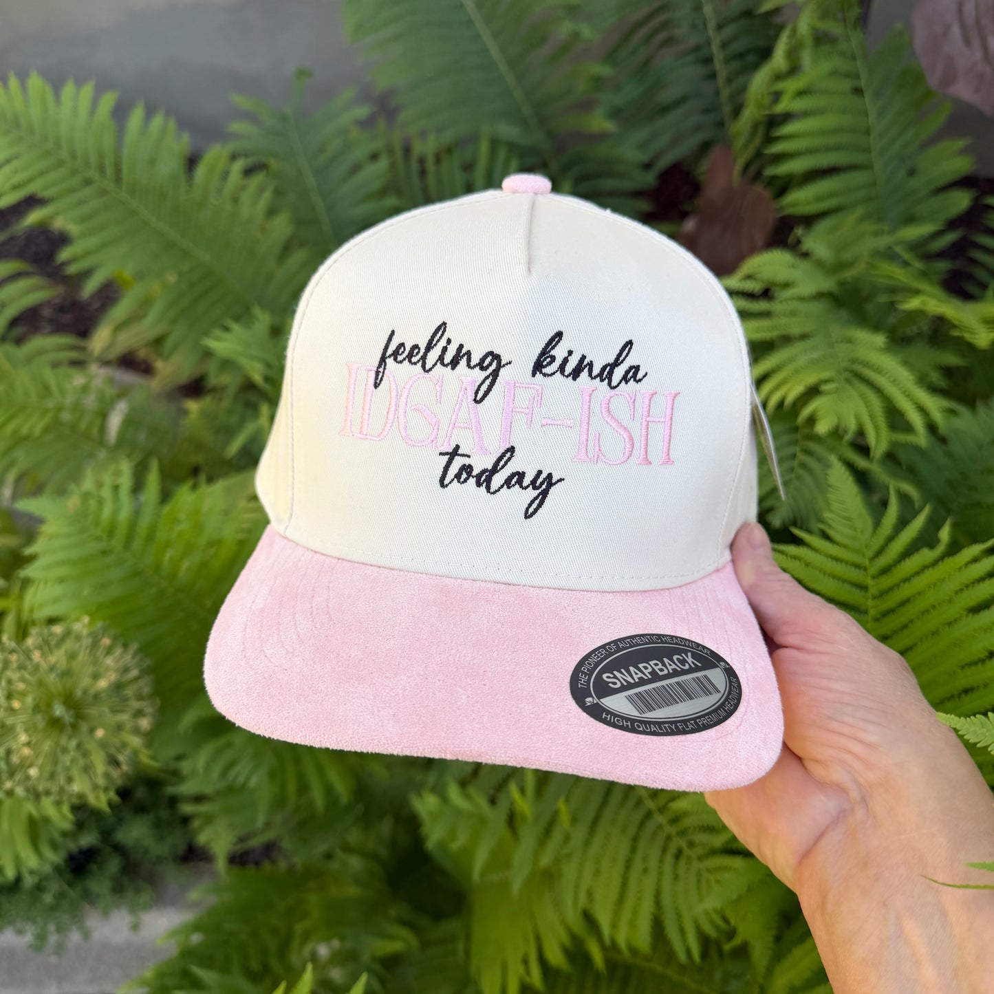 Embroidered Hats- Feeling kinda IDGAF-ISH today