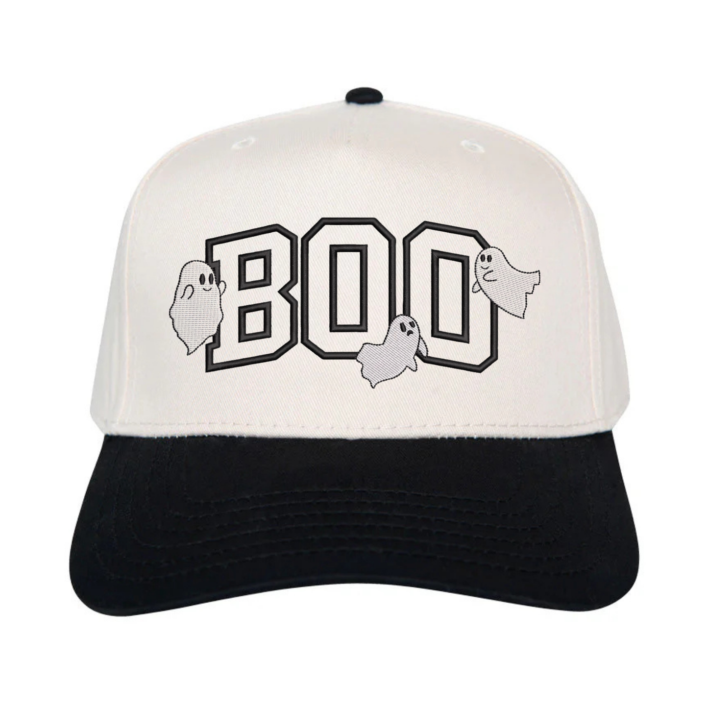 Embroidered Hats- BOO with Ghost