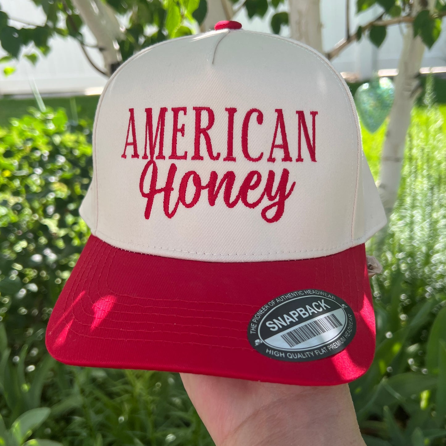 Embroidered Hats- American Honey Vintage trucker hat