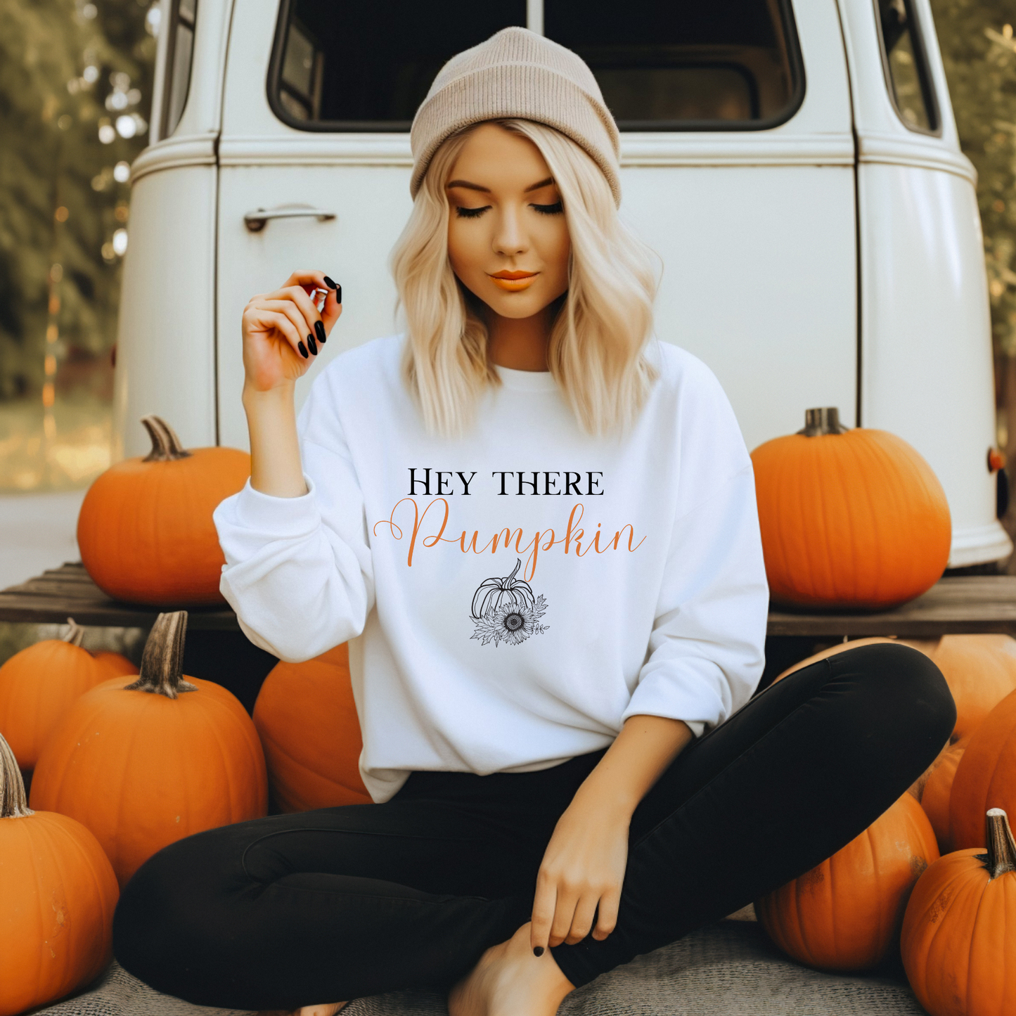 Teeshirt or Sweatshirt- Hey There Pumpkin