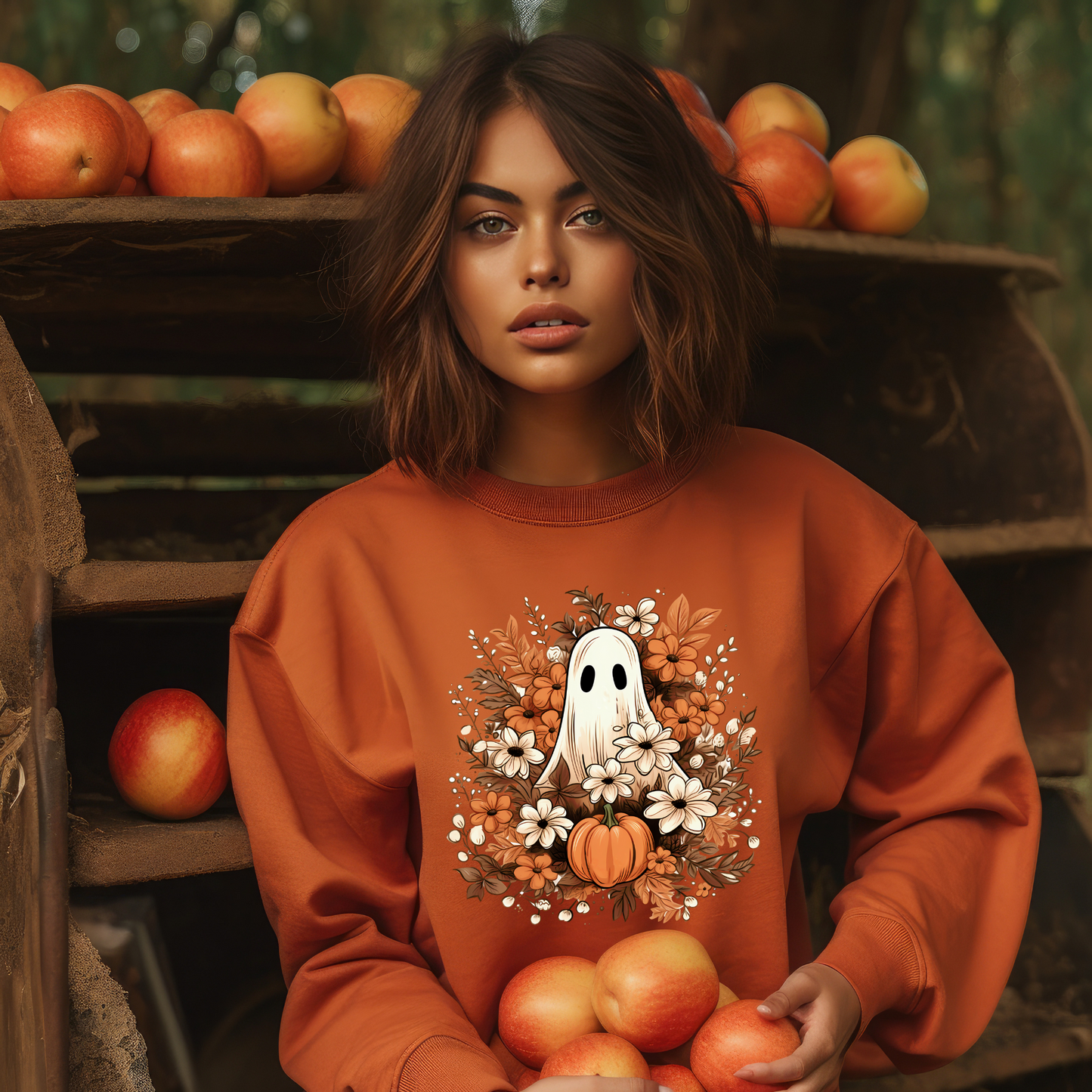 Teeshirt or Sweatshirt- Ghost in the Garden