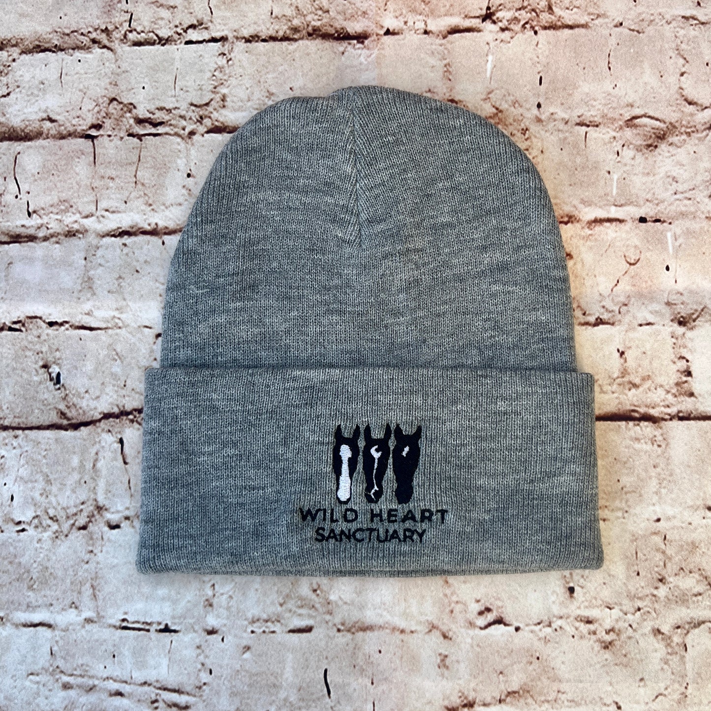 Embroidered Beanies- Wild Heart Sanctuary Embroidered logo
