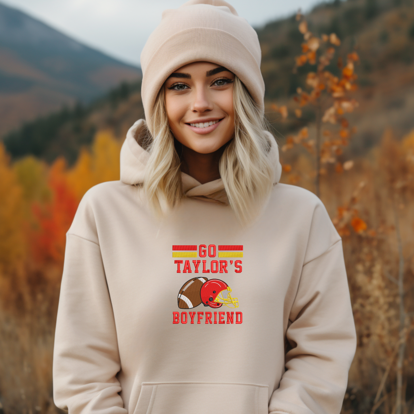 Embroidered Sweatshirt - Limited Go Taylor’s Boyfriend