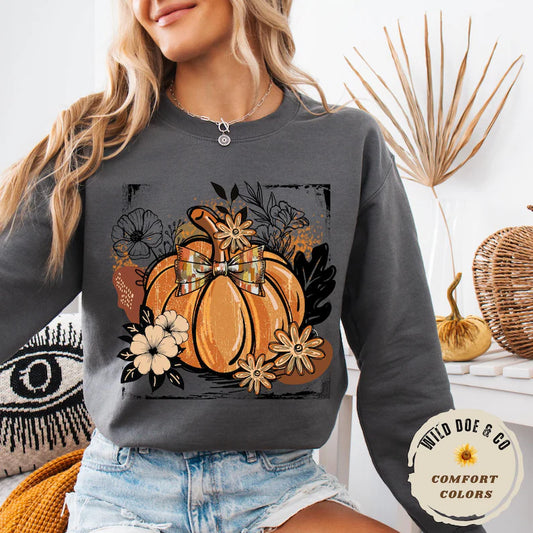 Comfort Colors shirt - Vintage Pumpkin Season