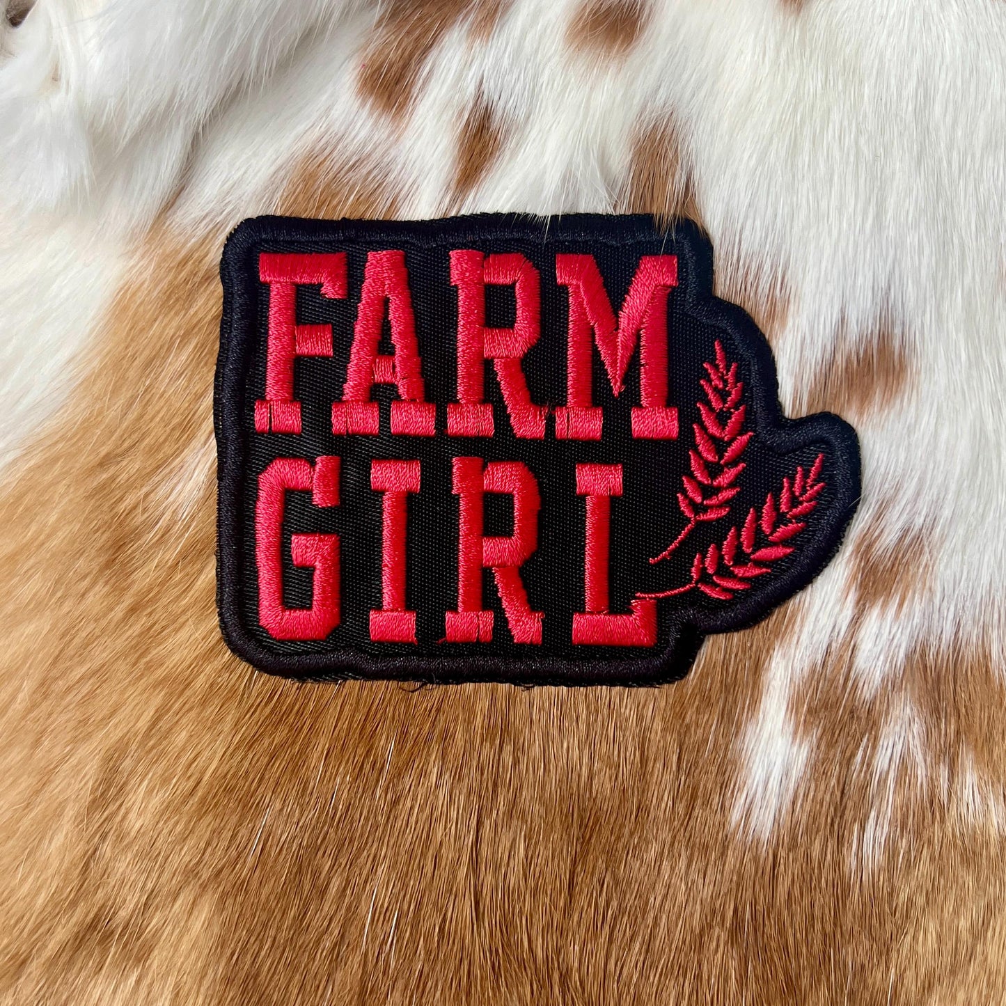 Embroidered Patches - Farm Girl