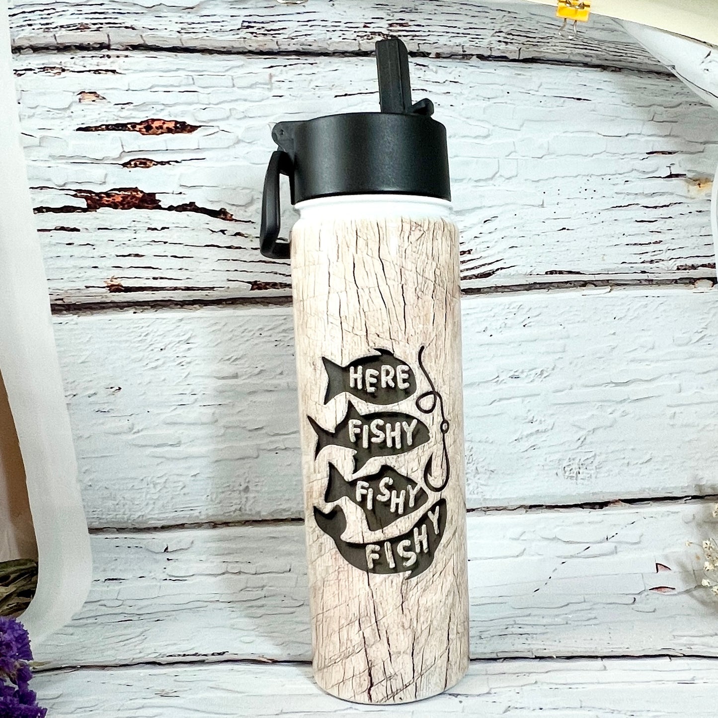 Hydration Bottle 22 oz - If I’ve Gone Missing I’ve Gone Fishing