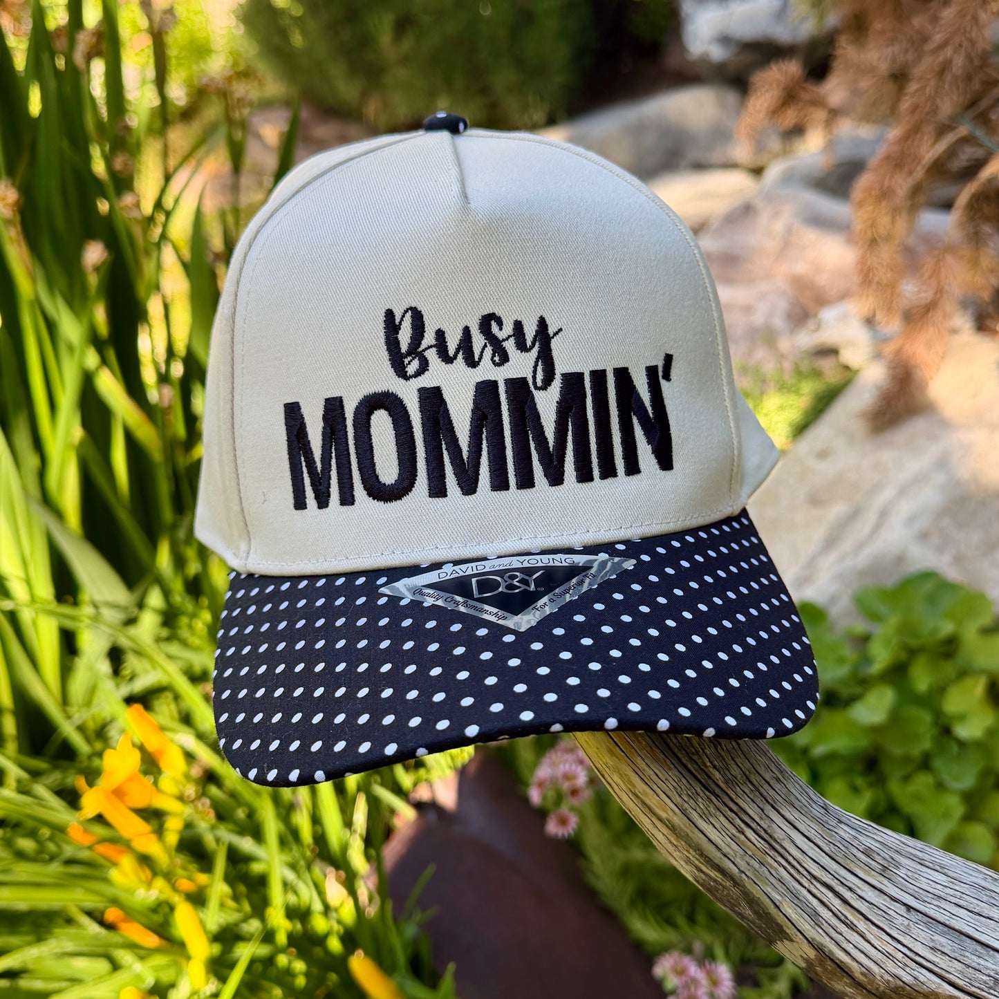 Embroidered Hats- Busy MOMMIN'