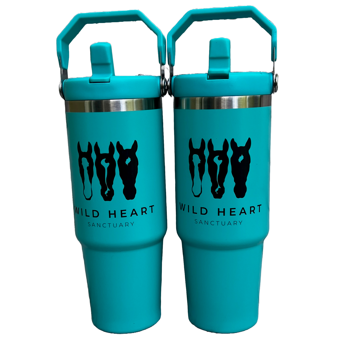 Yoga Traveler Tumbler 30 oz- Wild Heart Sanctuary Logo