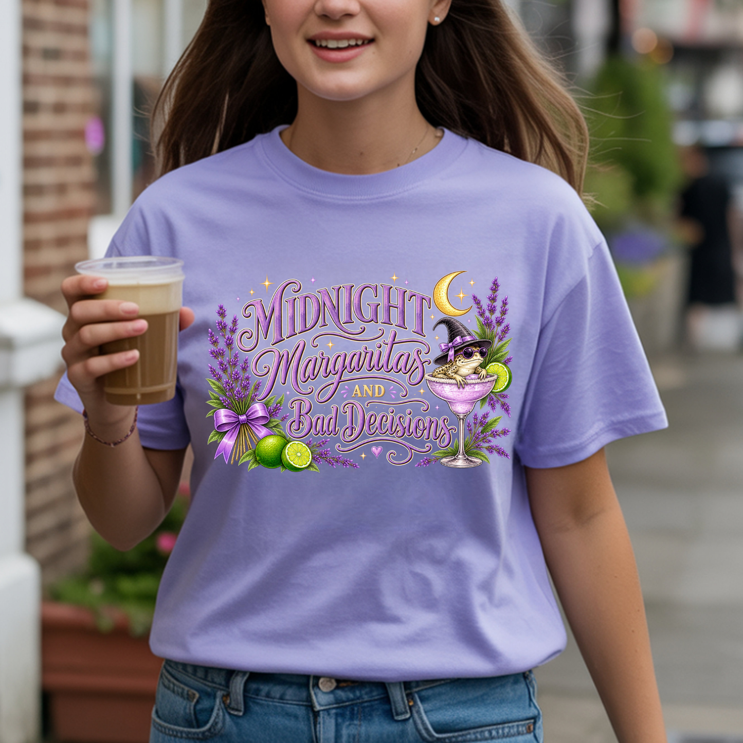 Comfort Colors shirt - Midnight Margarita's & Bad Decisions