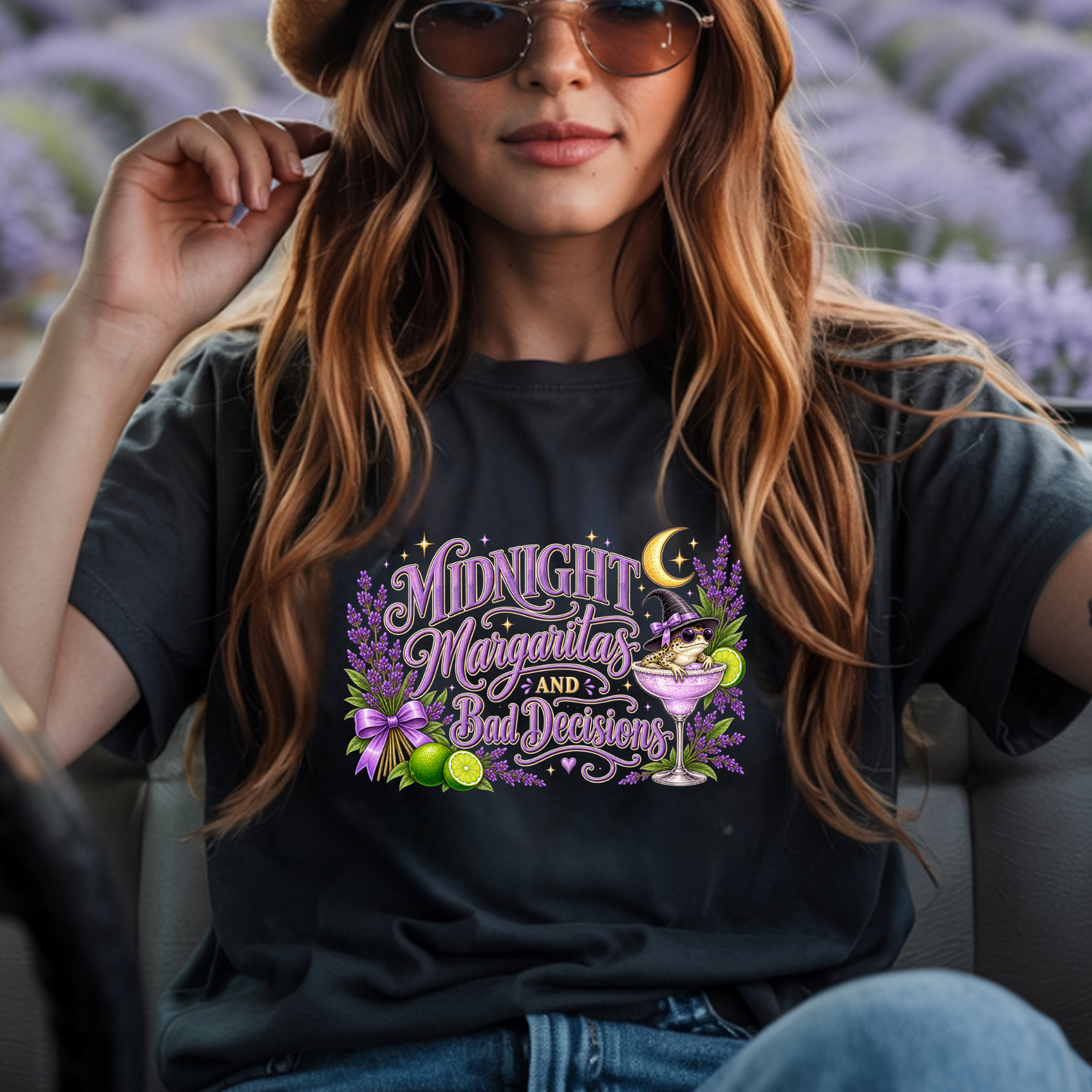 Comfort Colors shirt - Midnight Margarita's & Bad Decisions