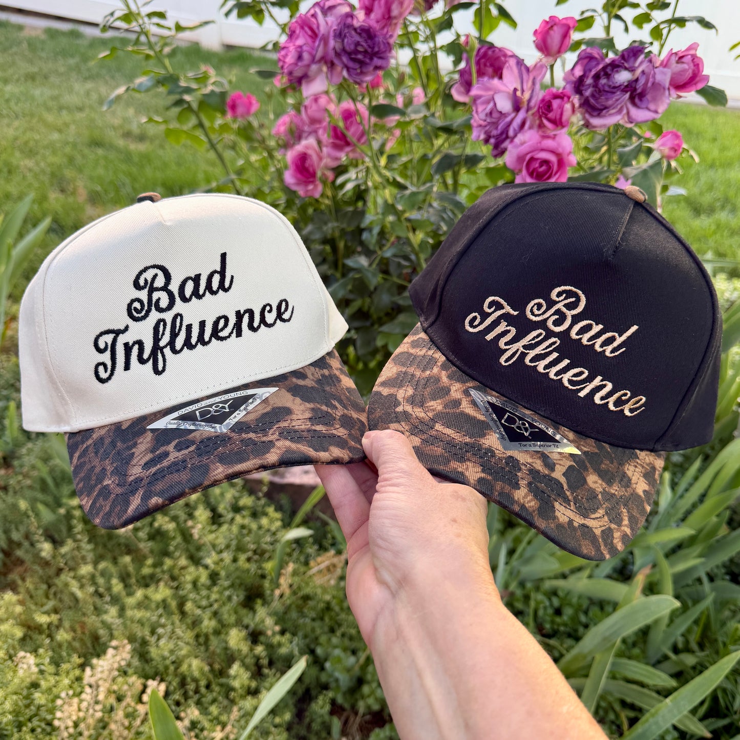 Embroidered Hats- Bad Influence