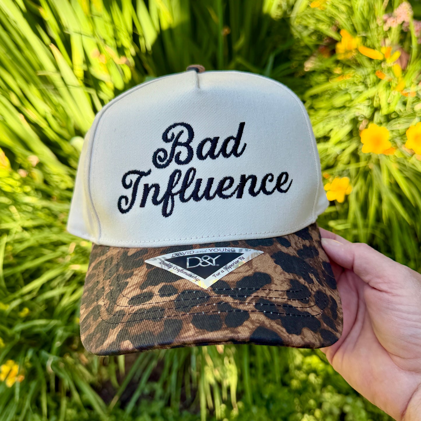 Embroidered Hats- Bad Influence