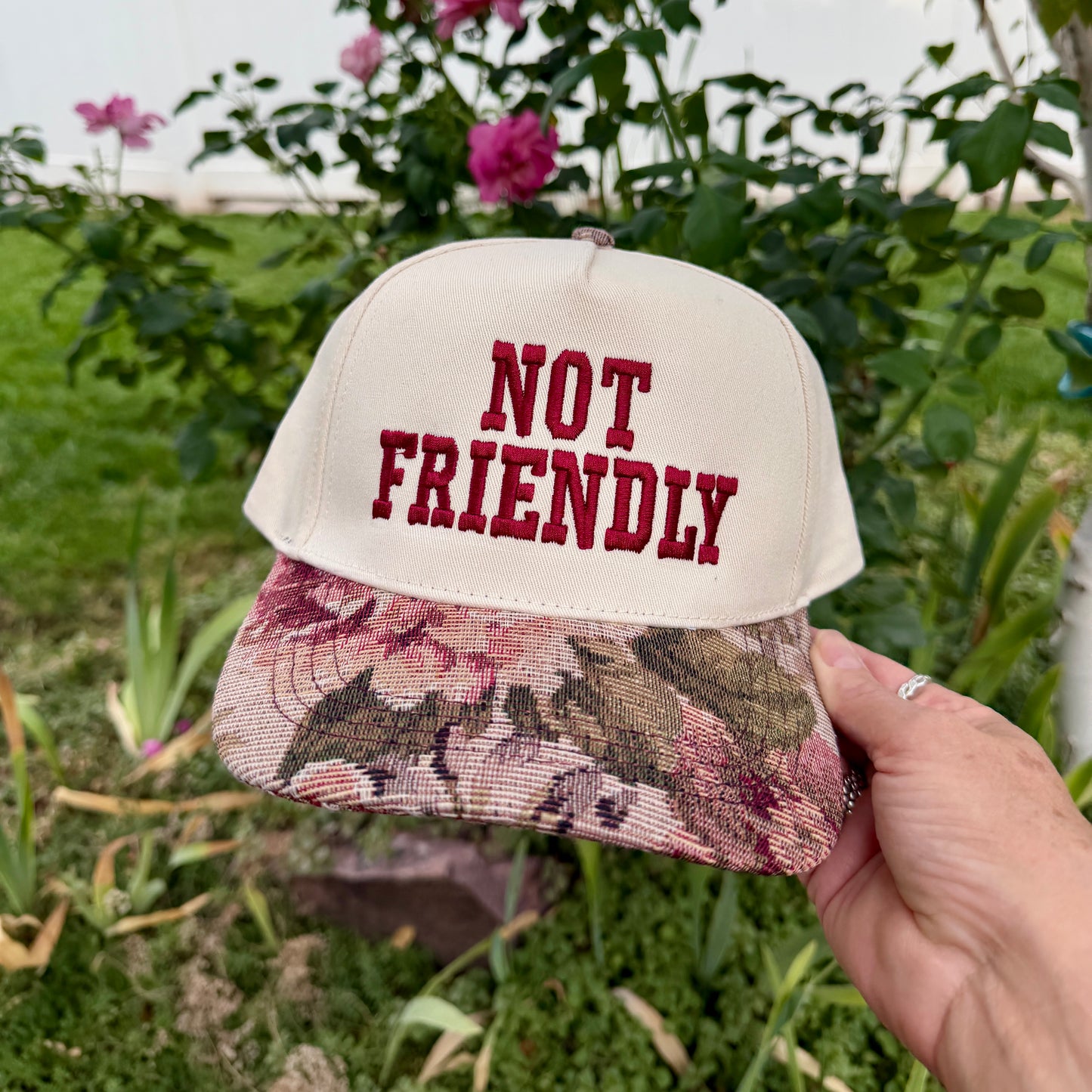 Embroidered Hats- NOT FRIENDLY