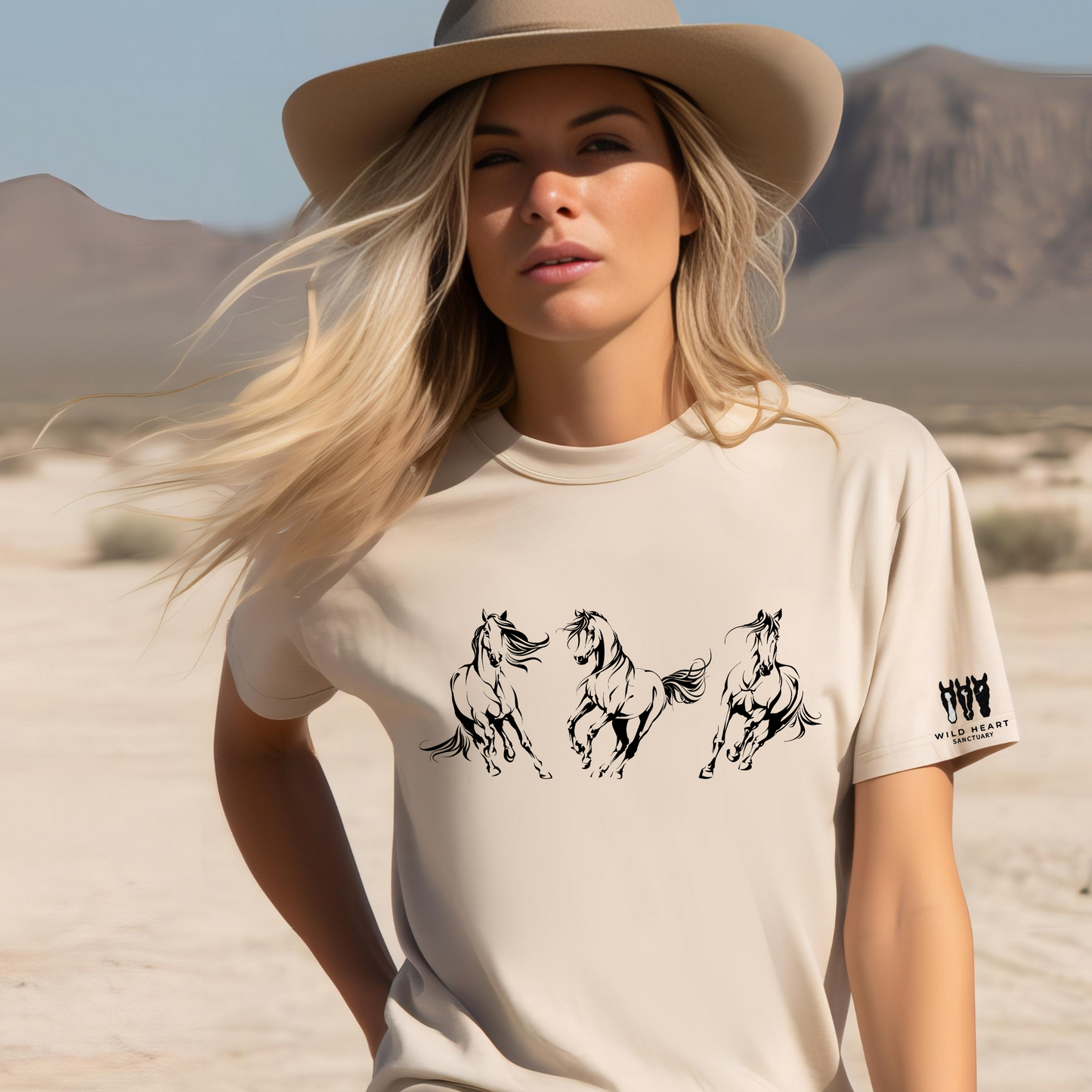 Teeshirt - Wild & Free Horses