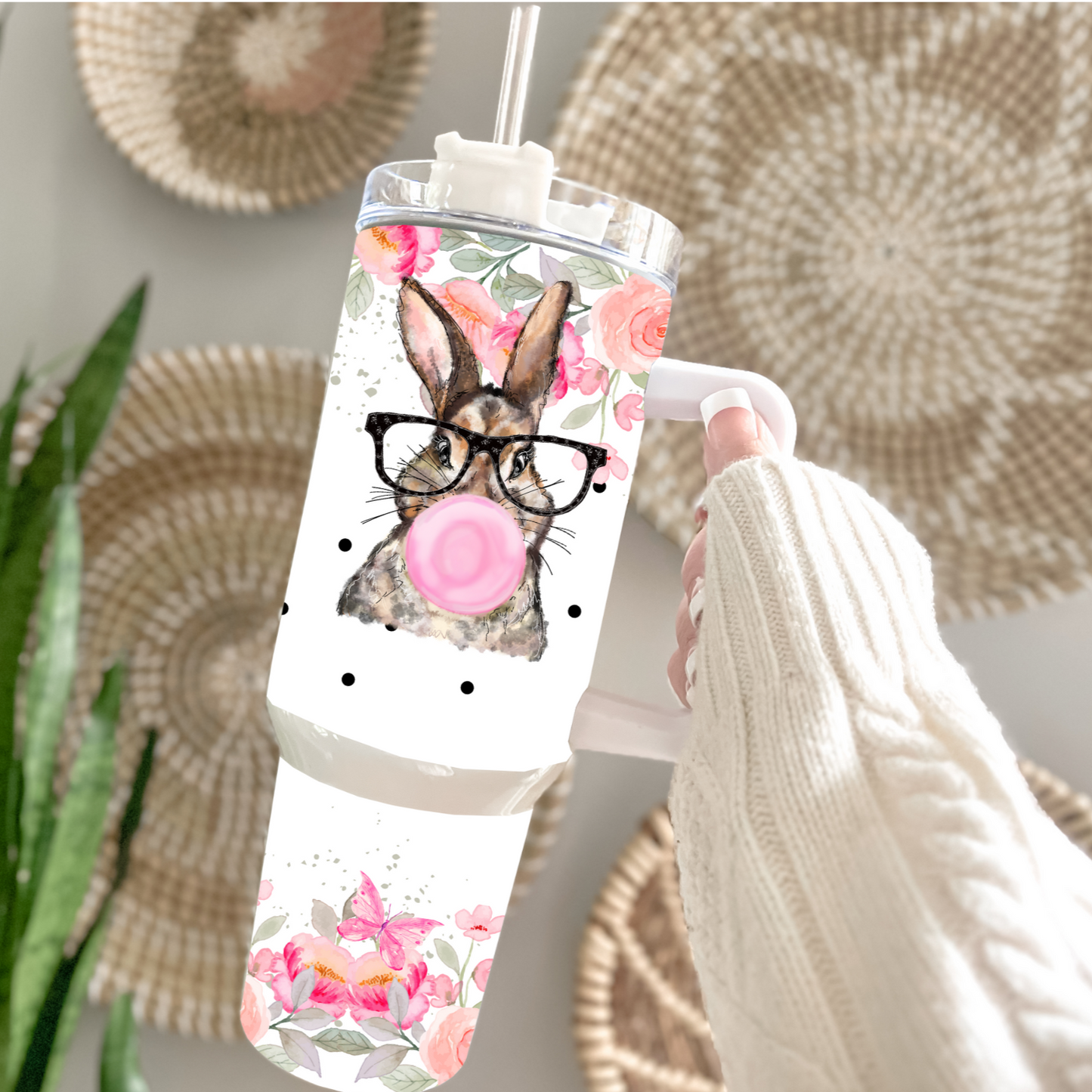 Traveler Tumbler 40 oz - Bubble Bunny