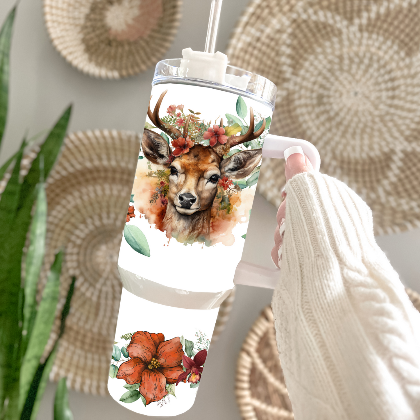 Traveler Tumbler 40 oz- Woodland Deer