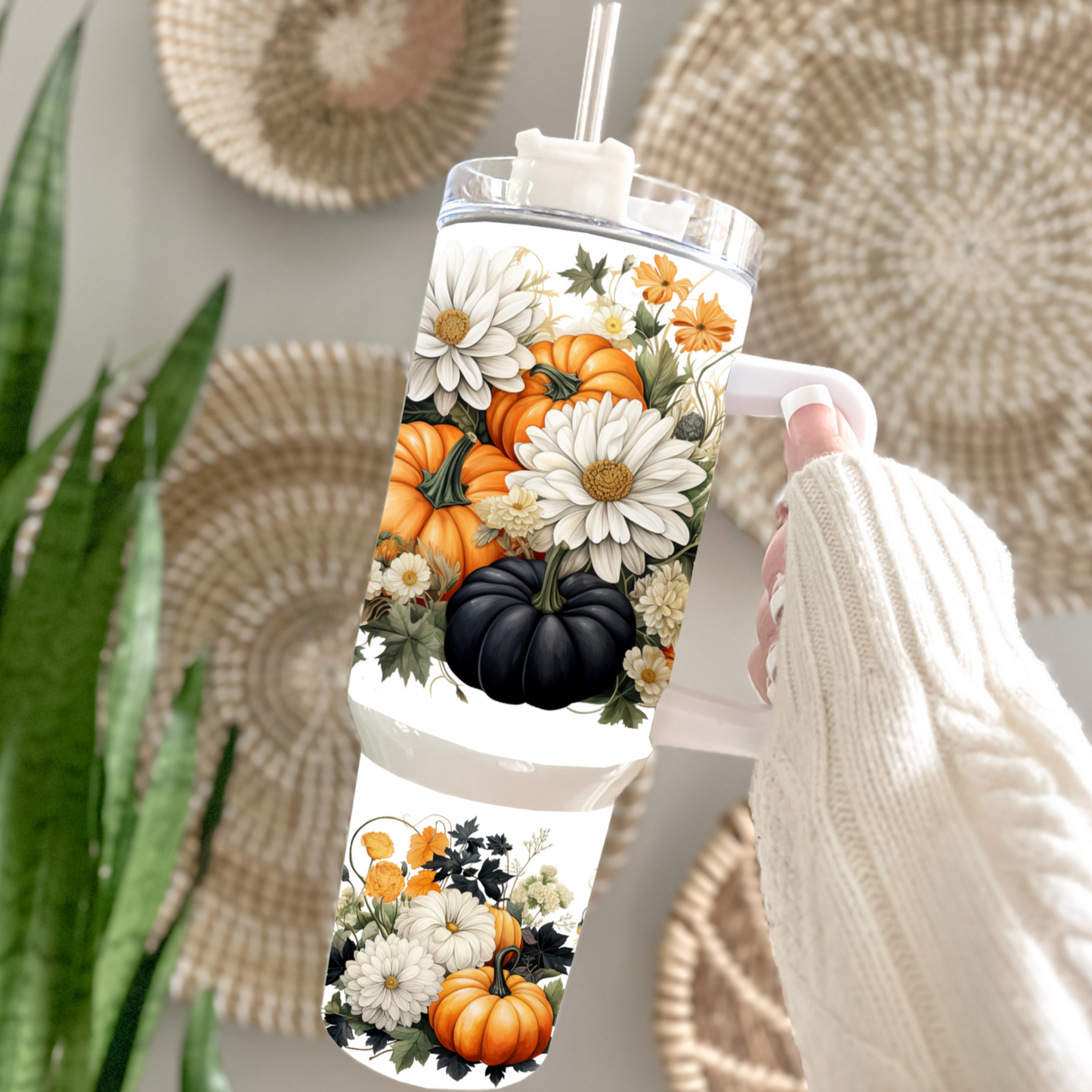 Traveler Tumbler 40 oz- Pumpkin Patch