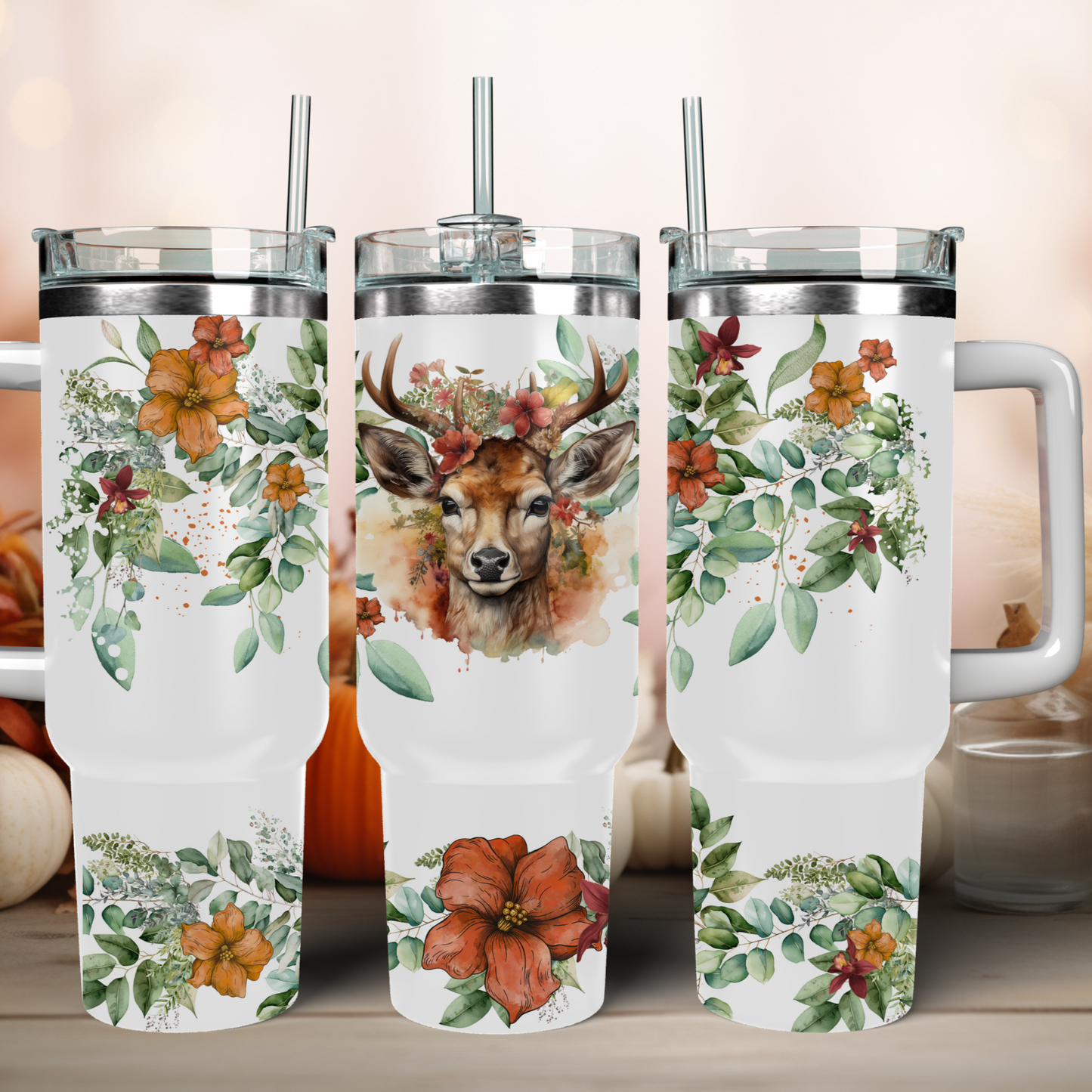 Traveler Tumbler 40 oz- Woodland Deer