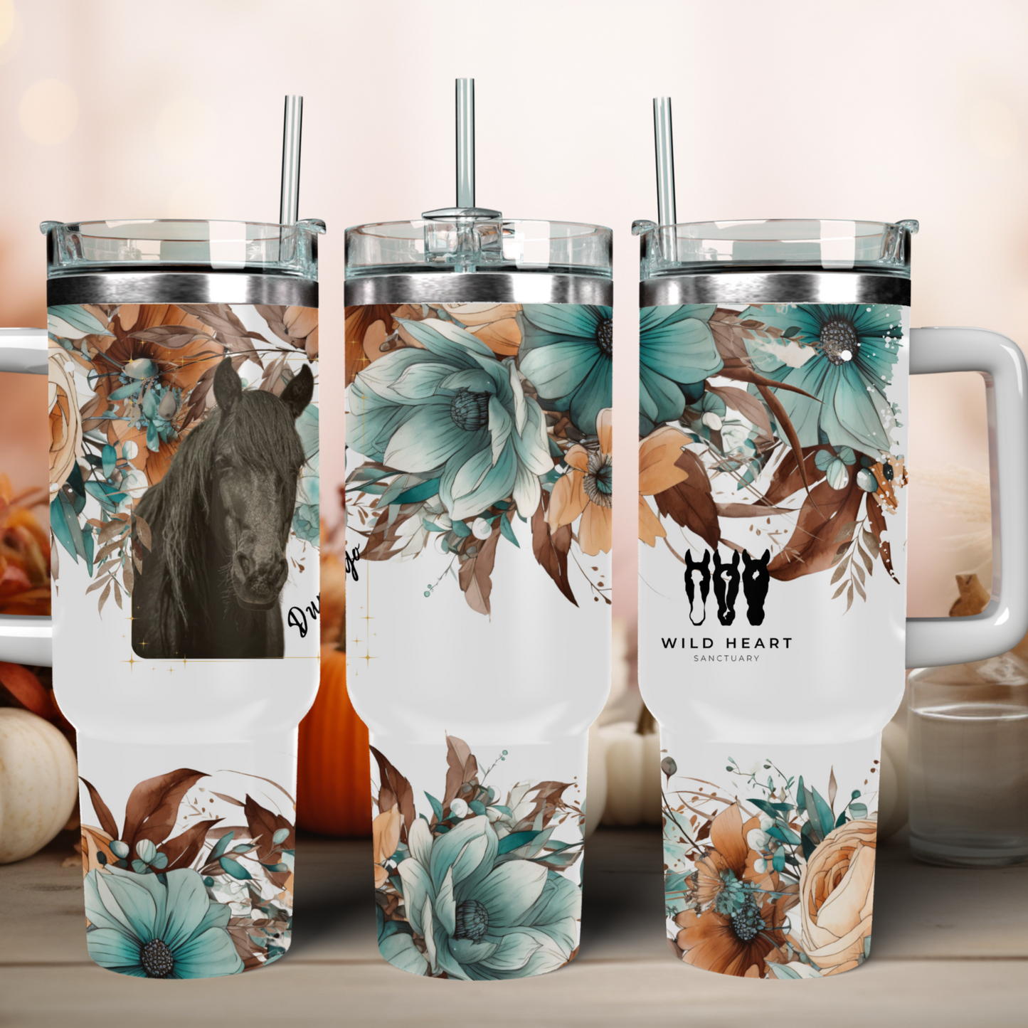 Traveler Tumbler 40 oz- Durango- Wild Heart Sanctuary