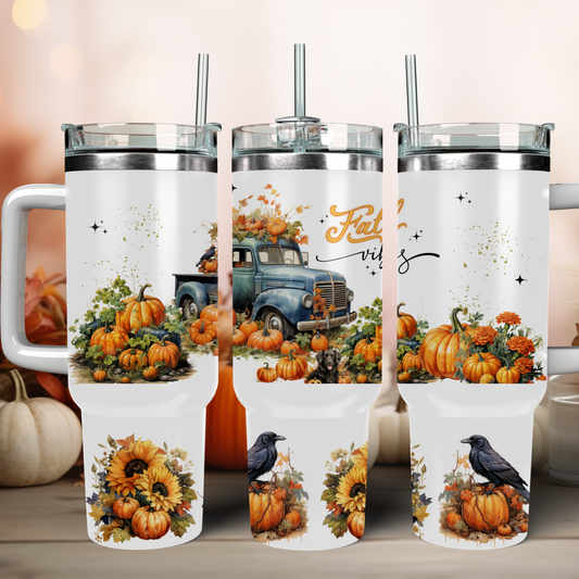 Traveler Tumbler 40 oz- Vintage Fall Vibes