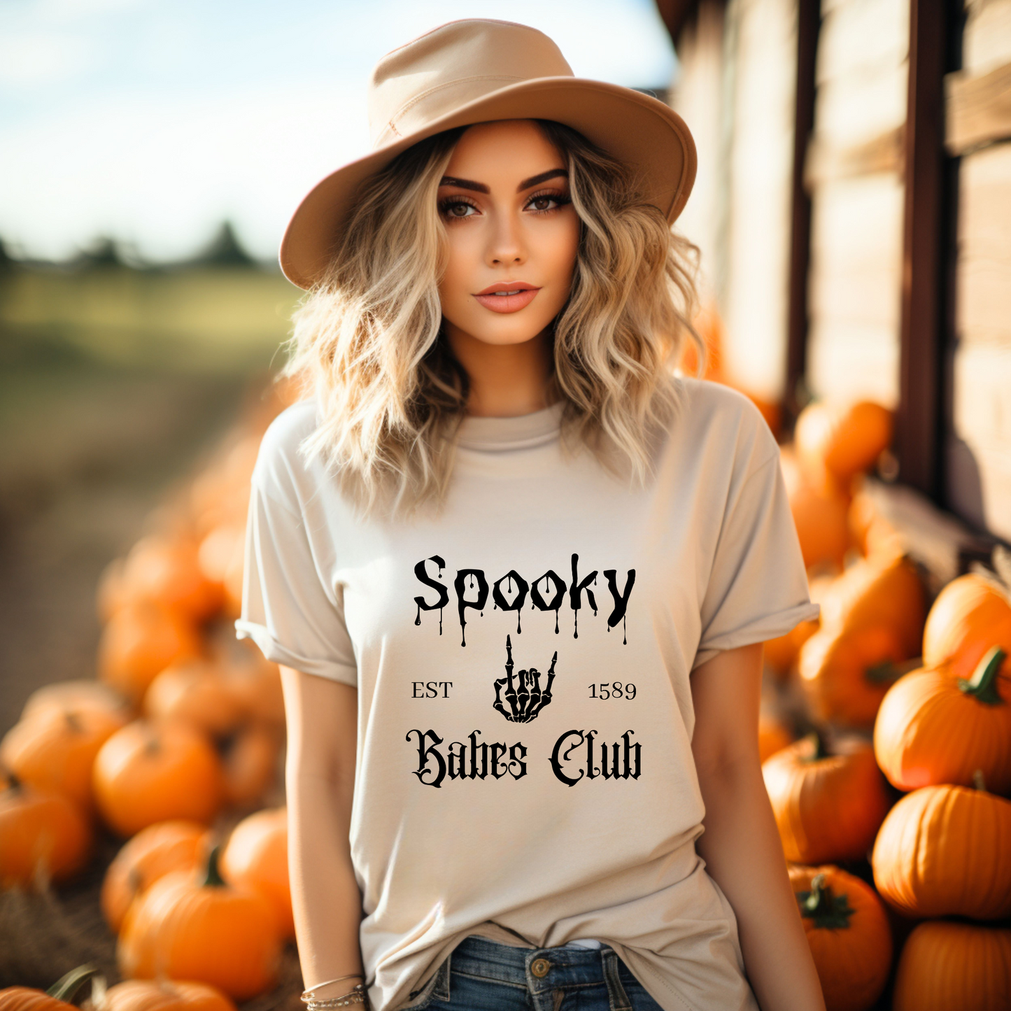 Teeshirt or Sweatshirt- Spooky Babes club