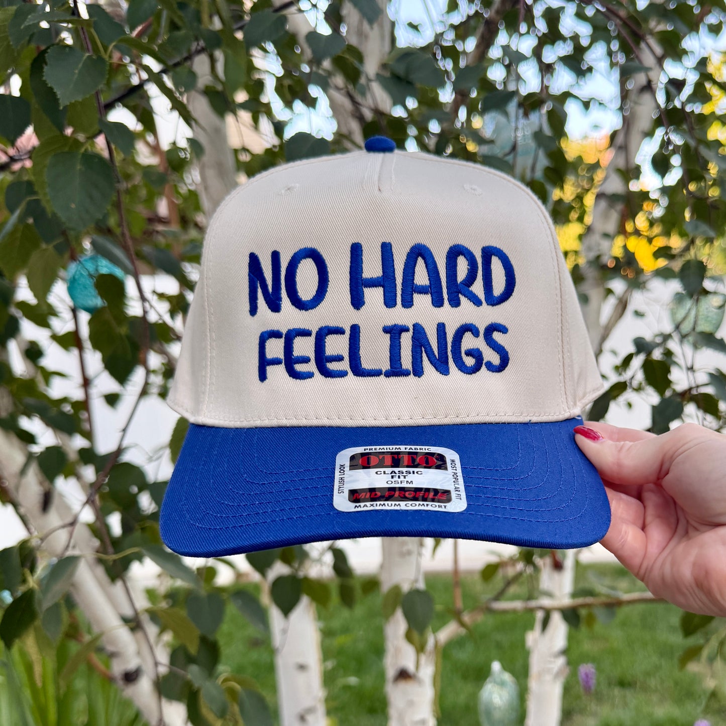 Embroidered Hats- No Hard Feelings