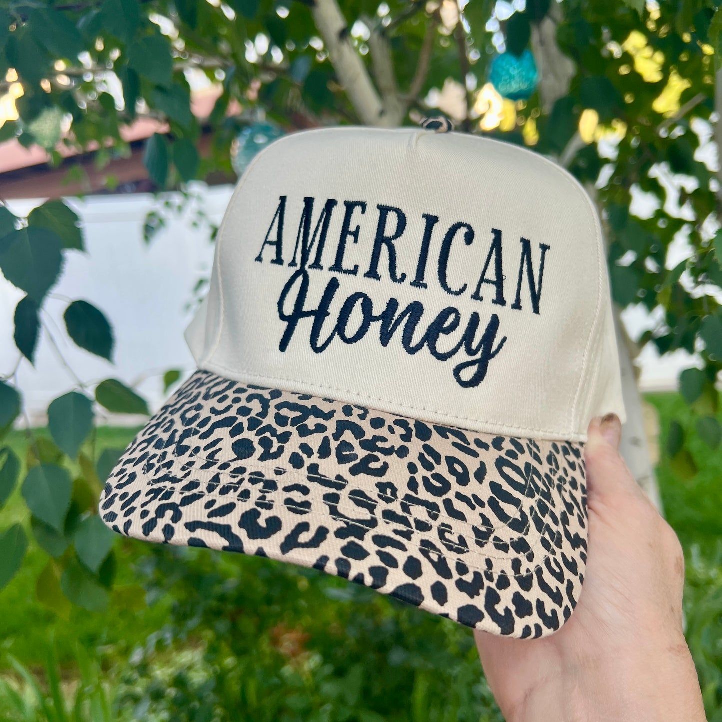 Embroidered Hats- American Honey Vintage trucker hat