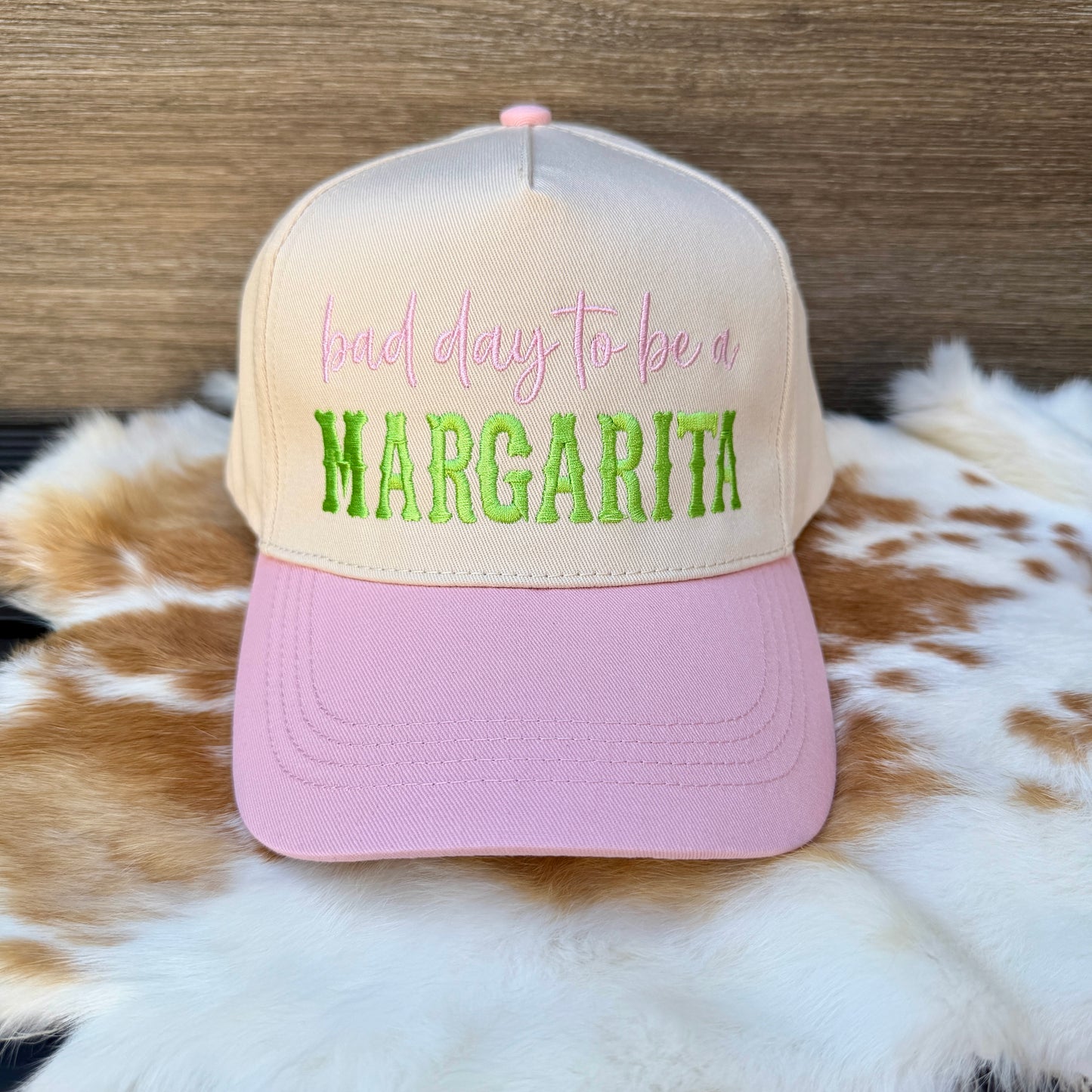 Embroidered Hats- bad day to be a MARGARITA