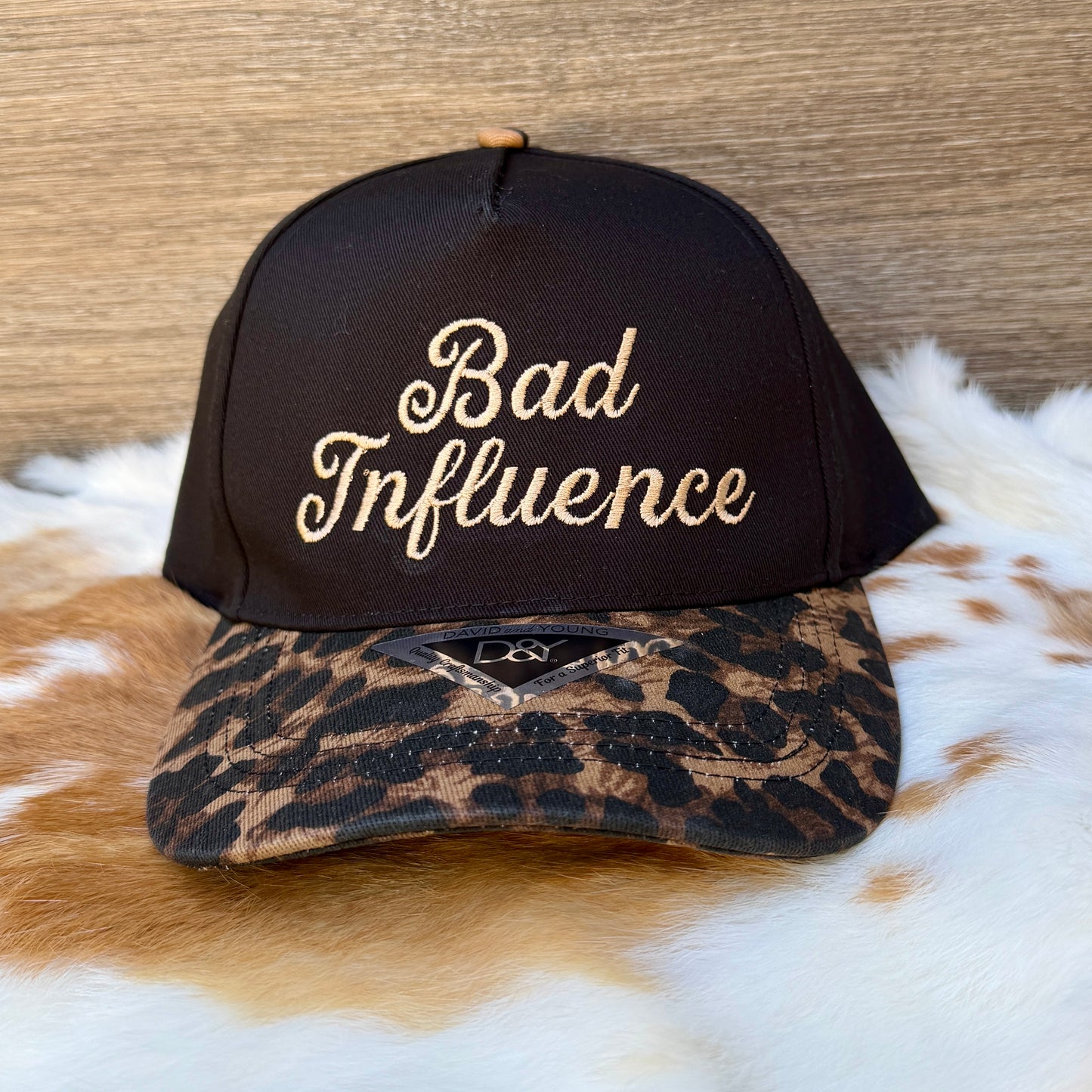 Embroidered Hats- Bad Influence