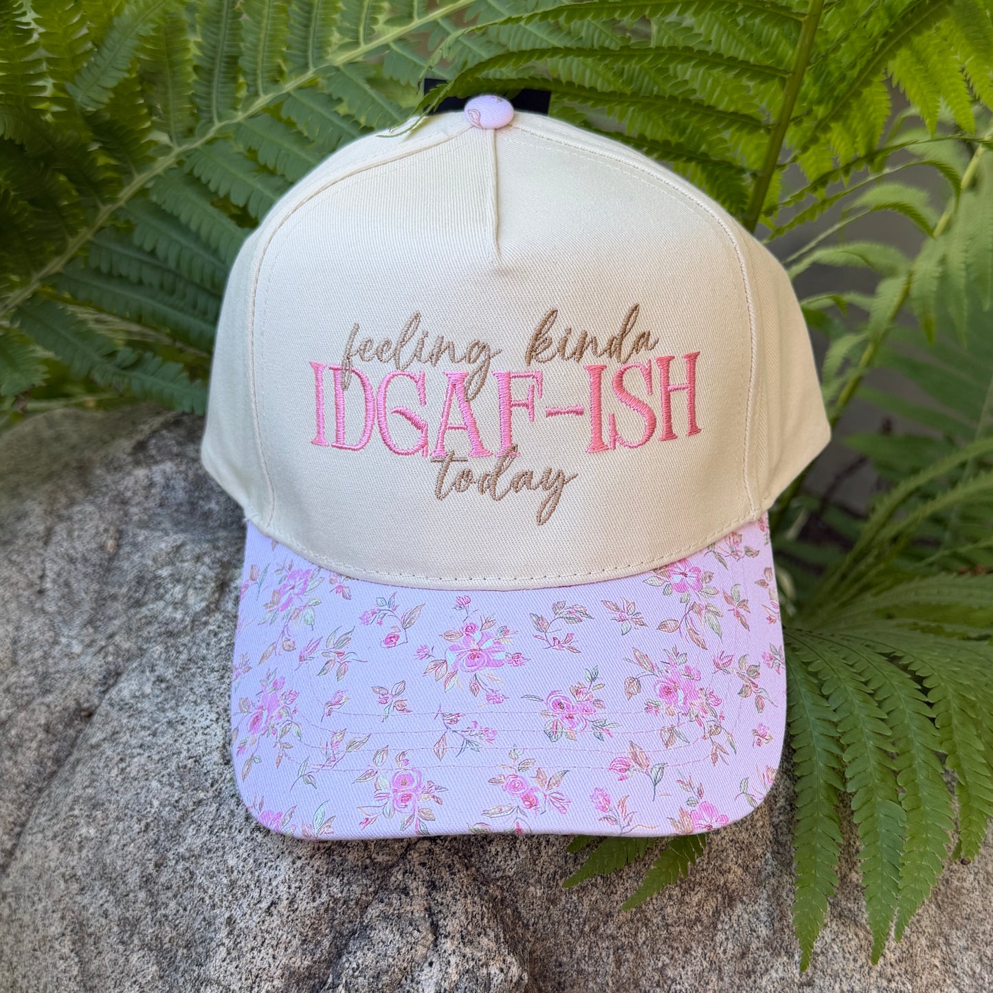 Embroidered Hats- Feeling kinda IDGAF-ISH today