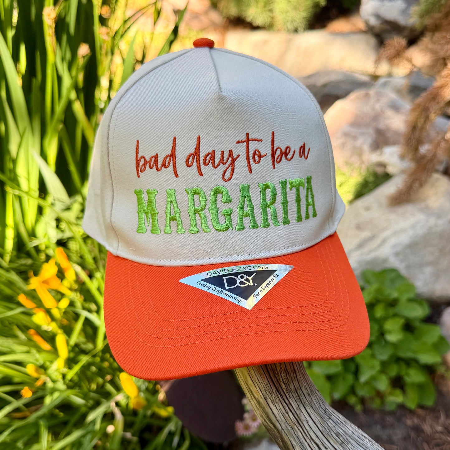Embroidered Hats- bad day to be a MARGARITA