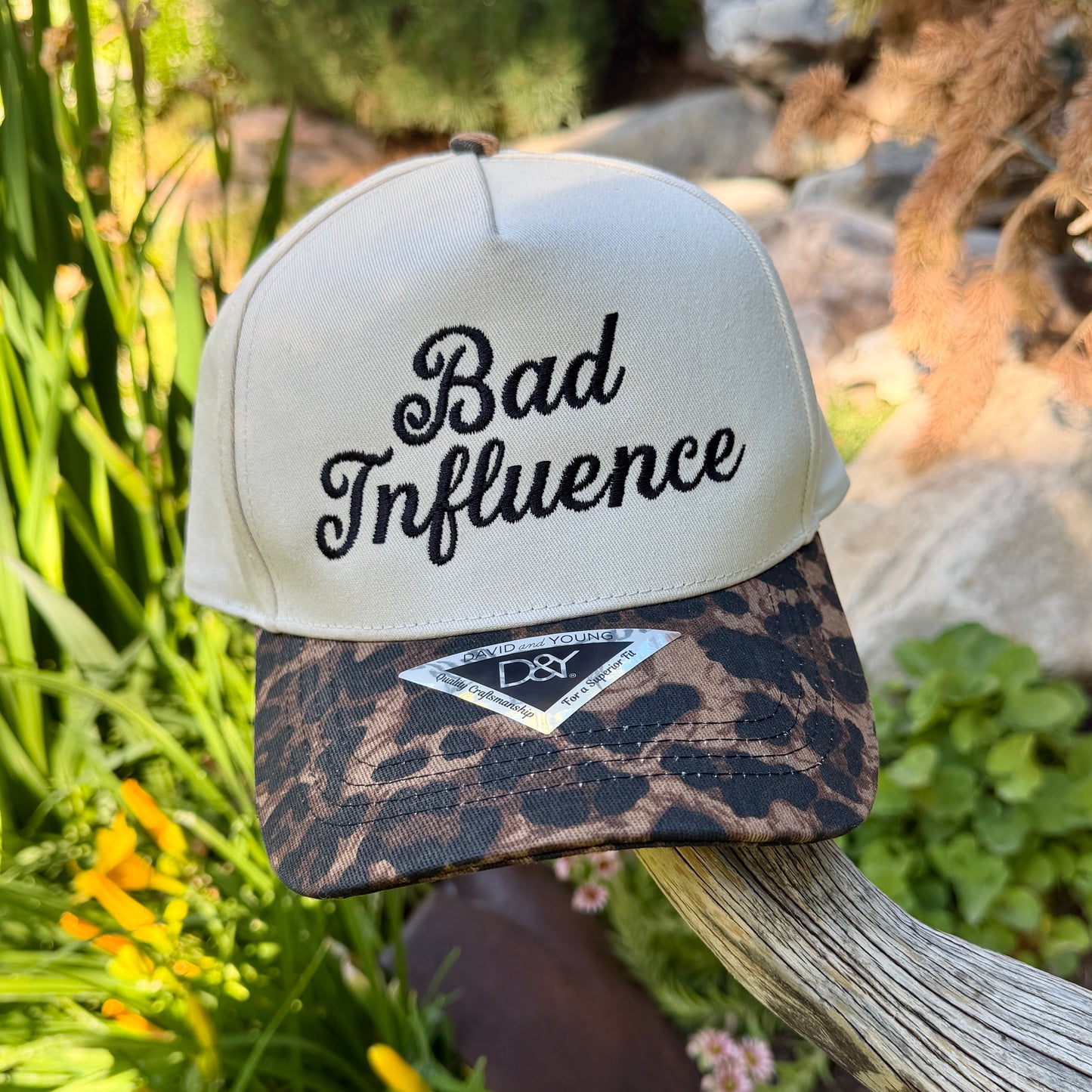 Embroidered Hats- Bad Influence