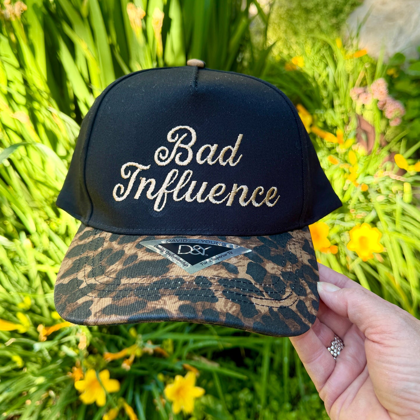 Embroidered Hats- Bad Influence