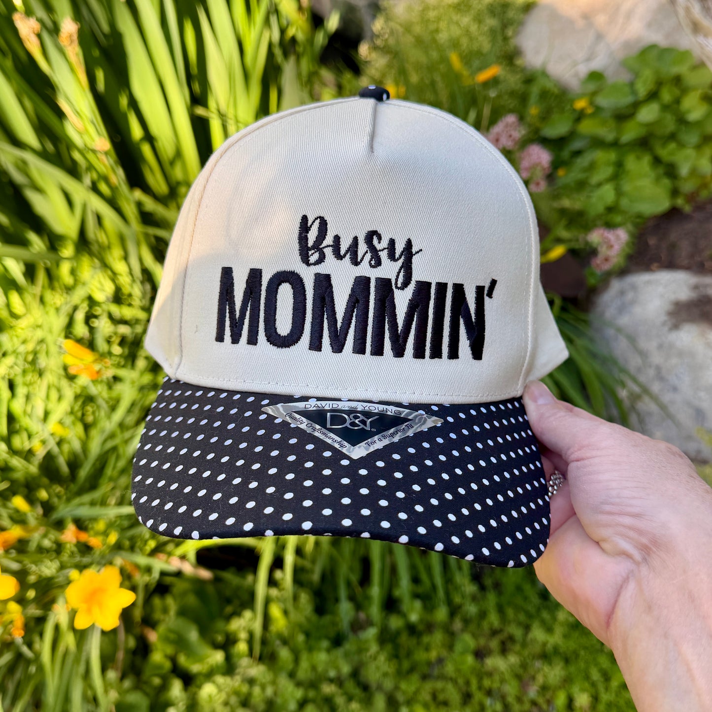 Embroidered Hats- Busy MOMMIN'