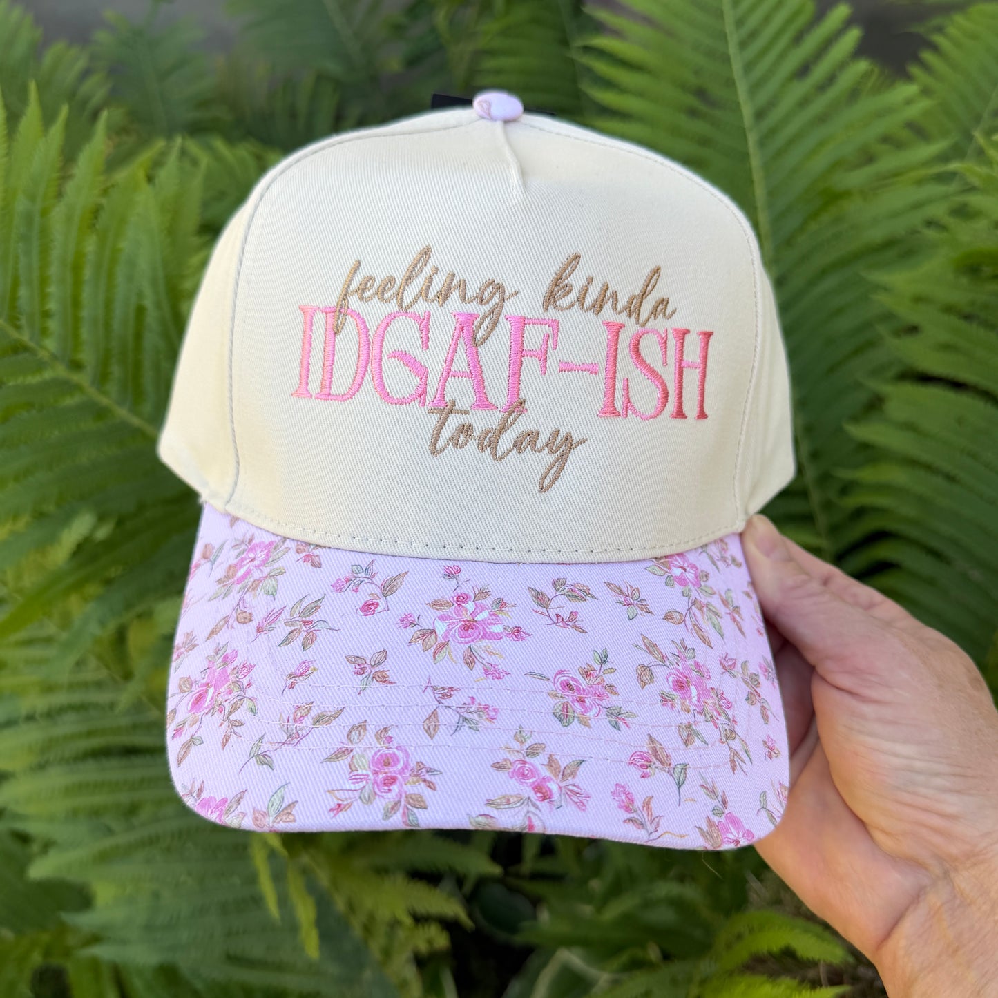 Embroidered Hats- Feeling kinda IDGAF-ISH today