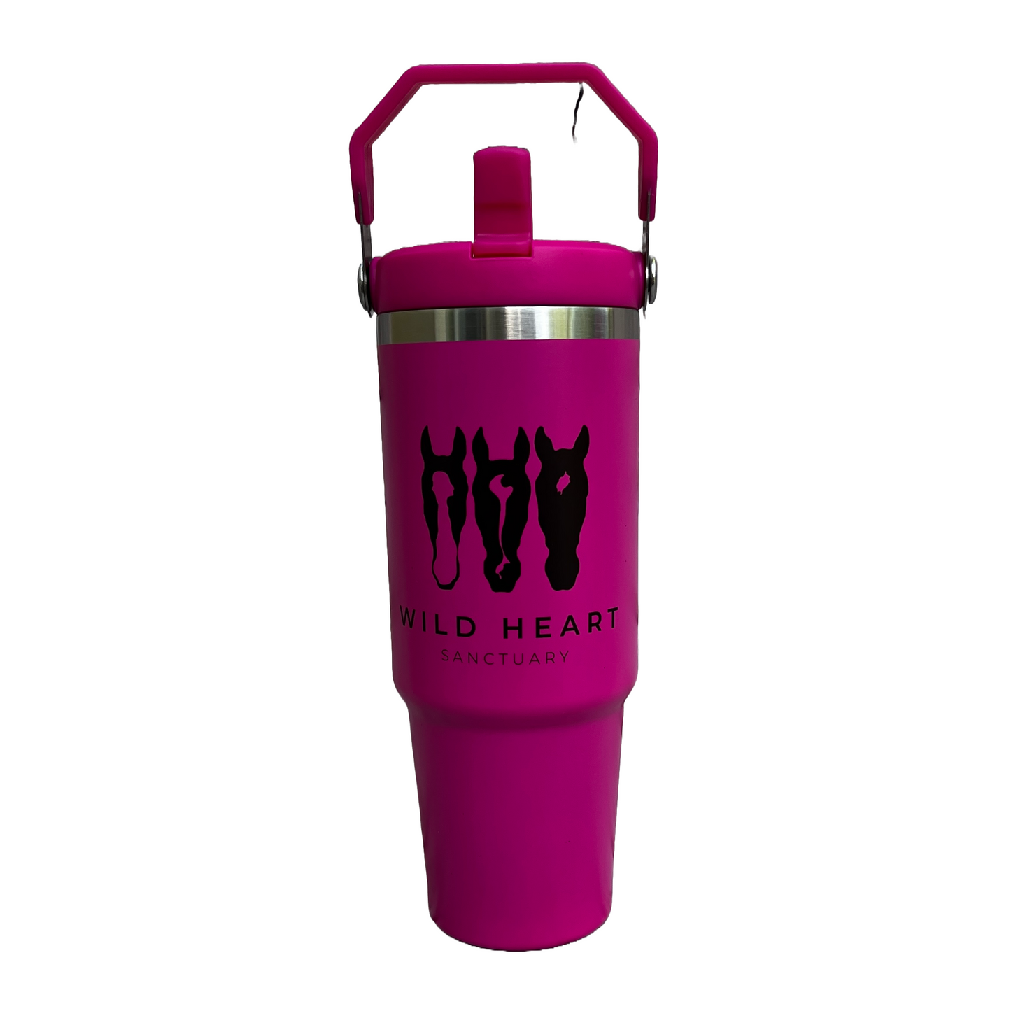 Yoga Traveler Tumbler 30 oz- Wild Heart Sanctuary Logo