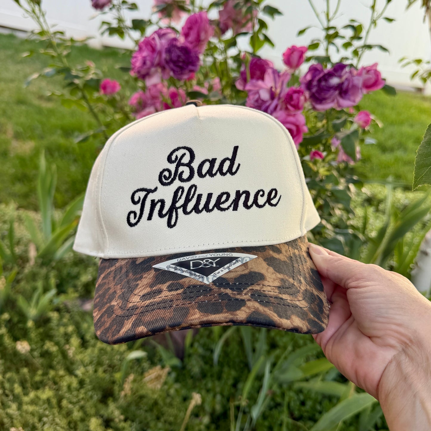 Embroidered Hats- Bad Influence