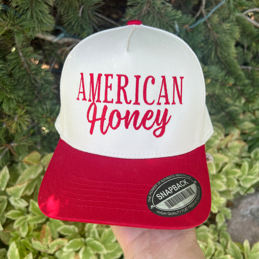 Embroidered Hats- American Honey Vintage trucker hat