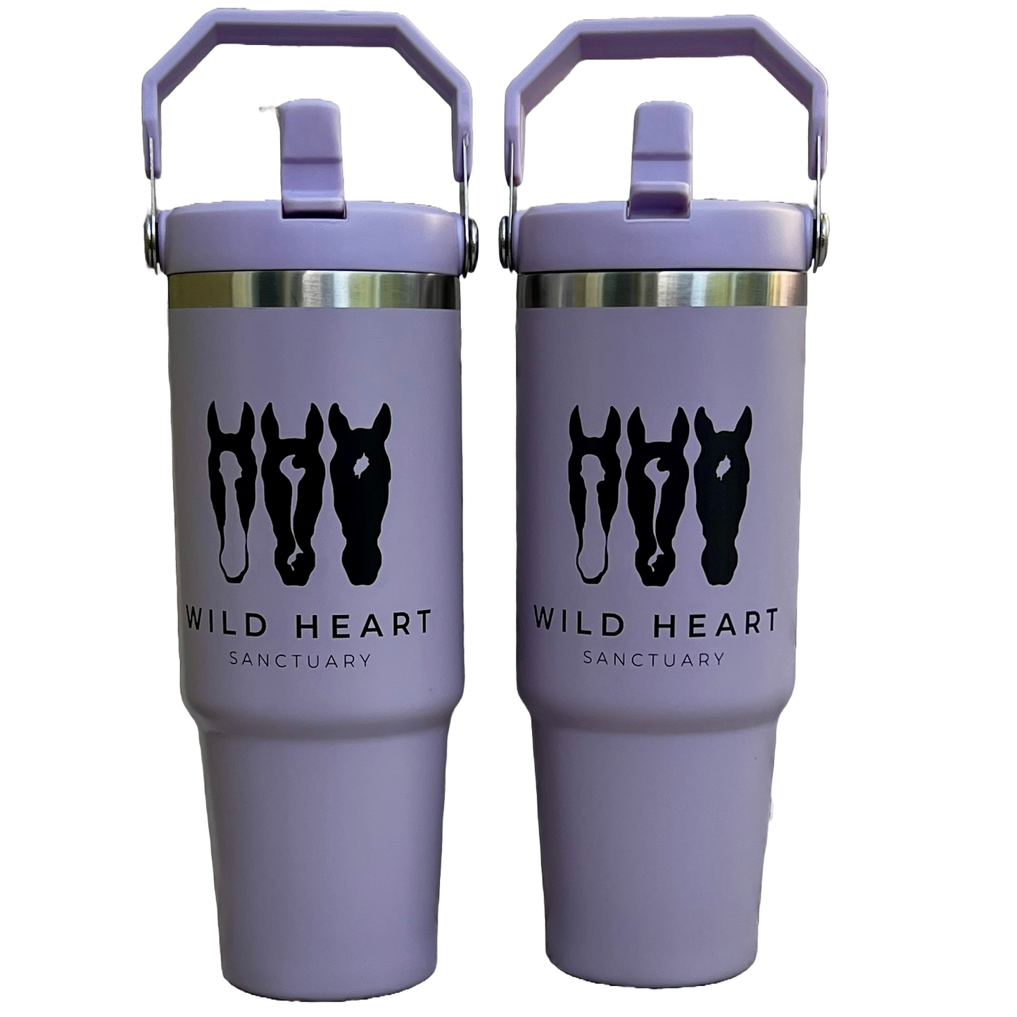 Yoga Traveler Tumbler 30 oz- Wild Heart Sanctuary Logo