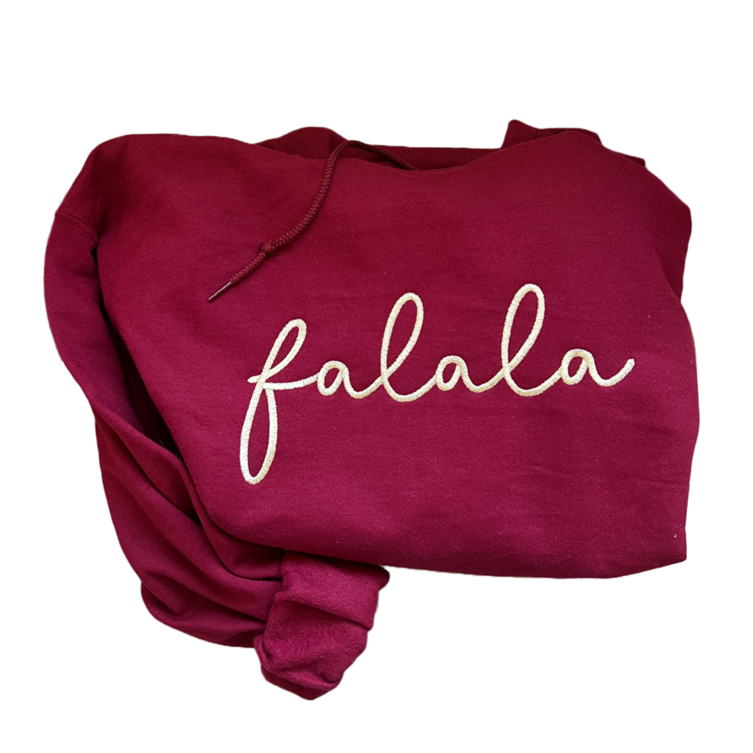 Embroidered Sweatshirt - Holiday Collection Falala