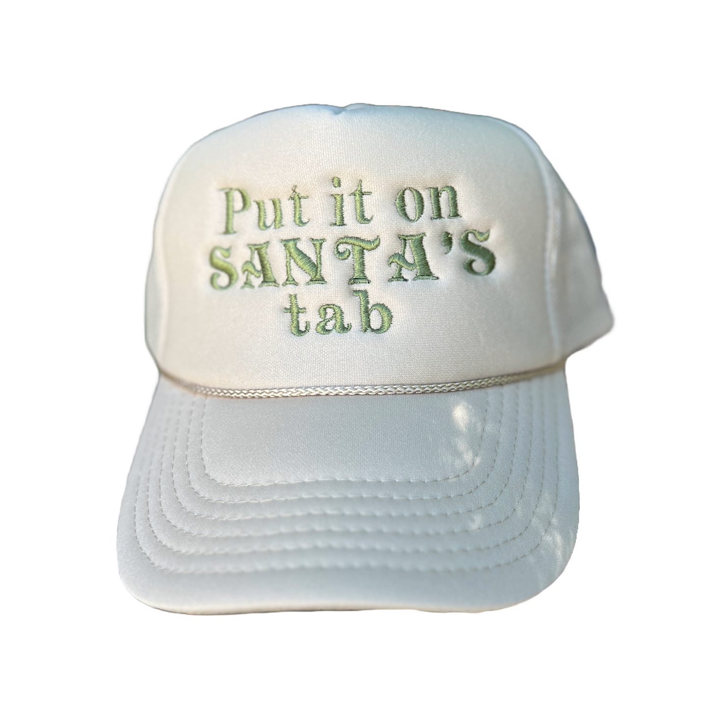 Embroidered Hats-Put it on Santa's Tab