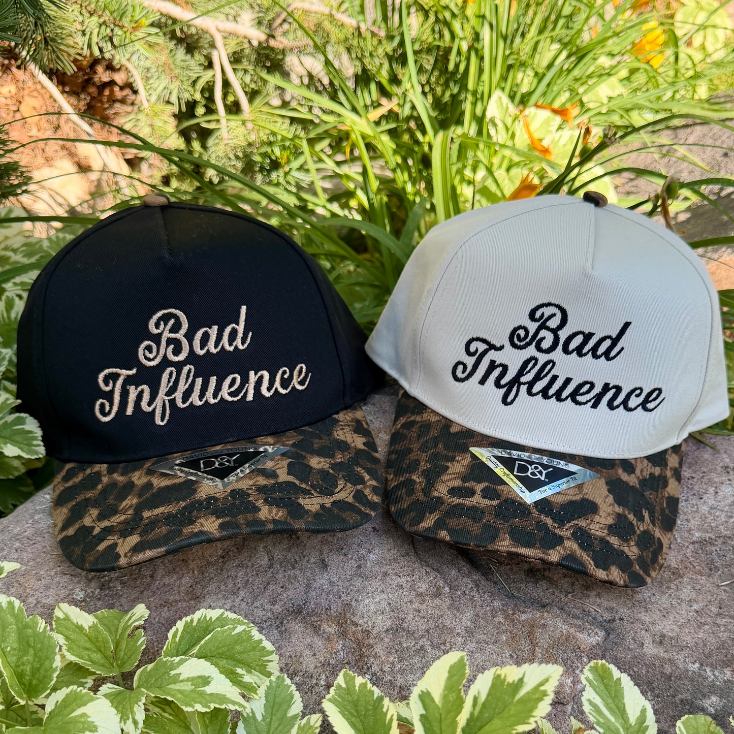 Embroidered Hats- Bad Influence