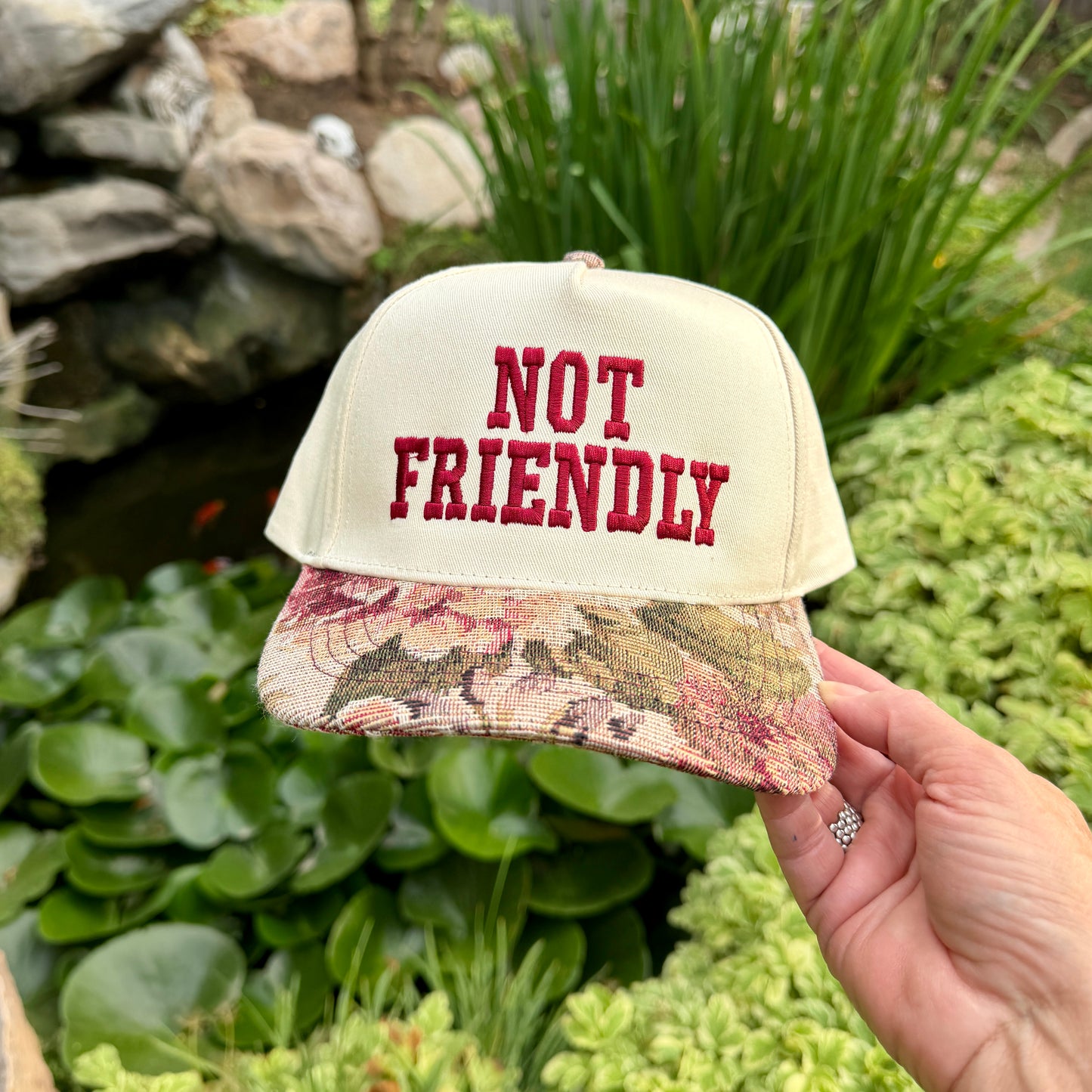 Embroidered Hats- NOT FRIENDLY