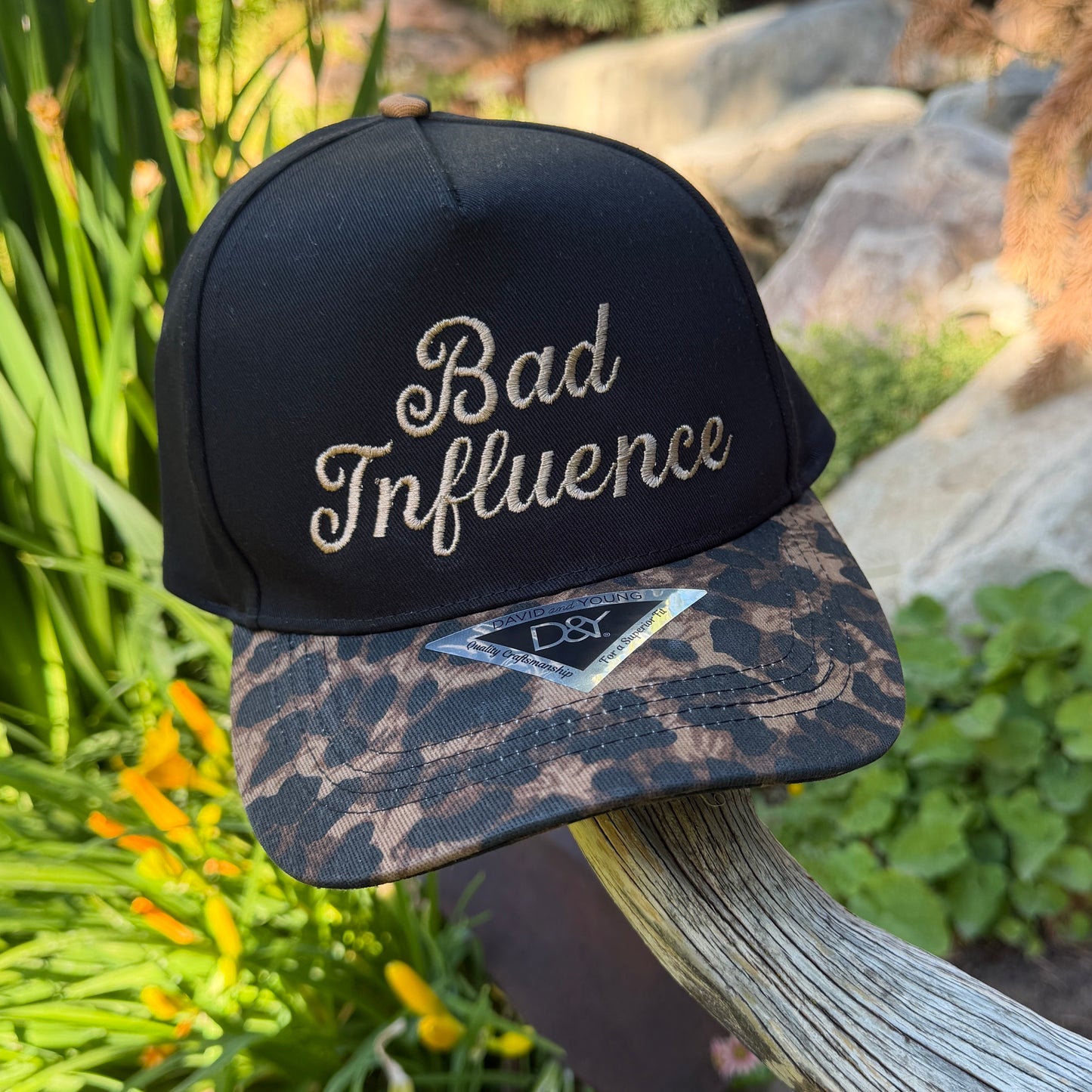 Embroidered Hats- Bad Influence