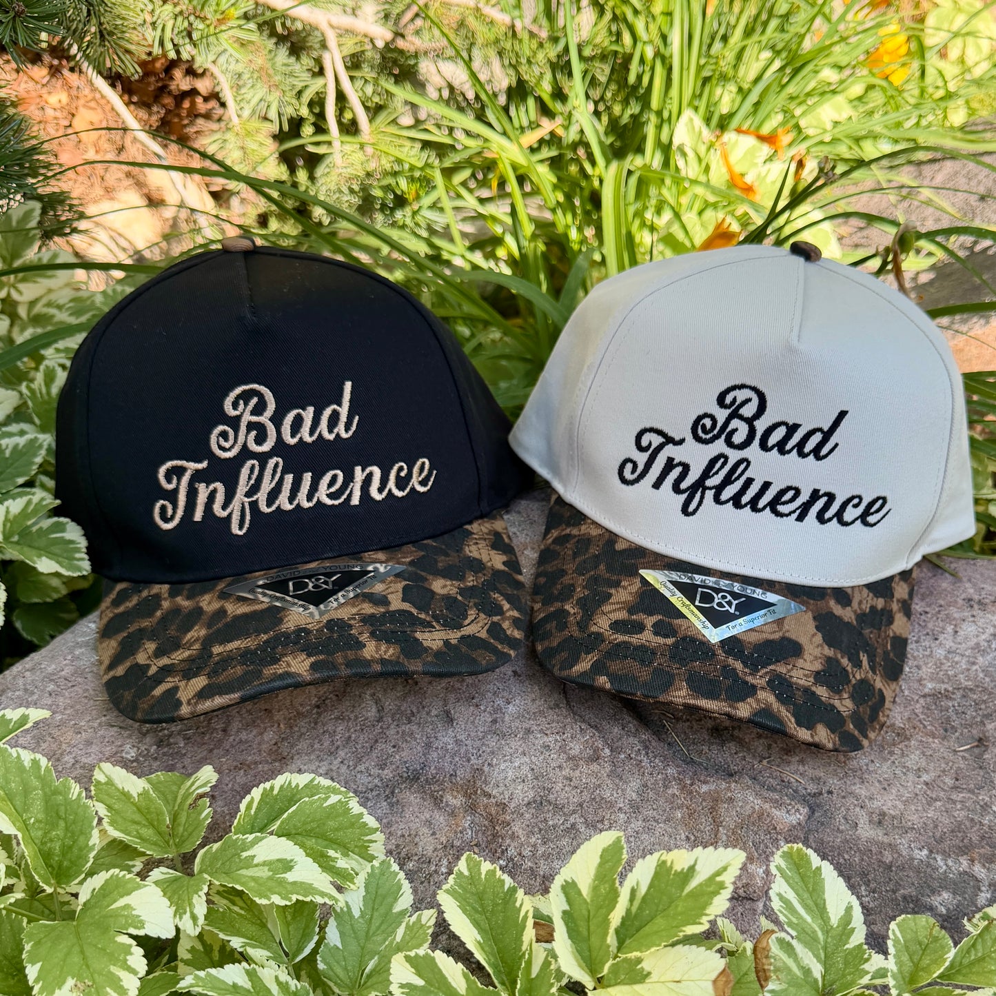 Embroidered Hats- Bad Influence