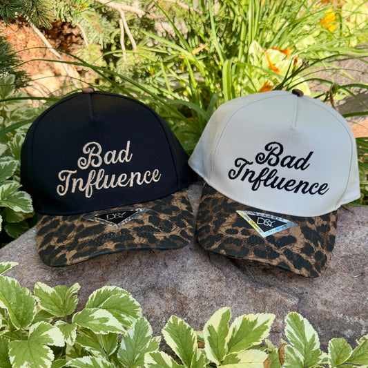 Embroidered Hats- Bad Influence