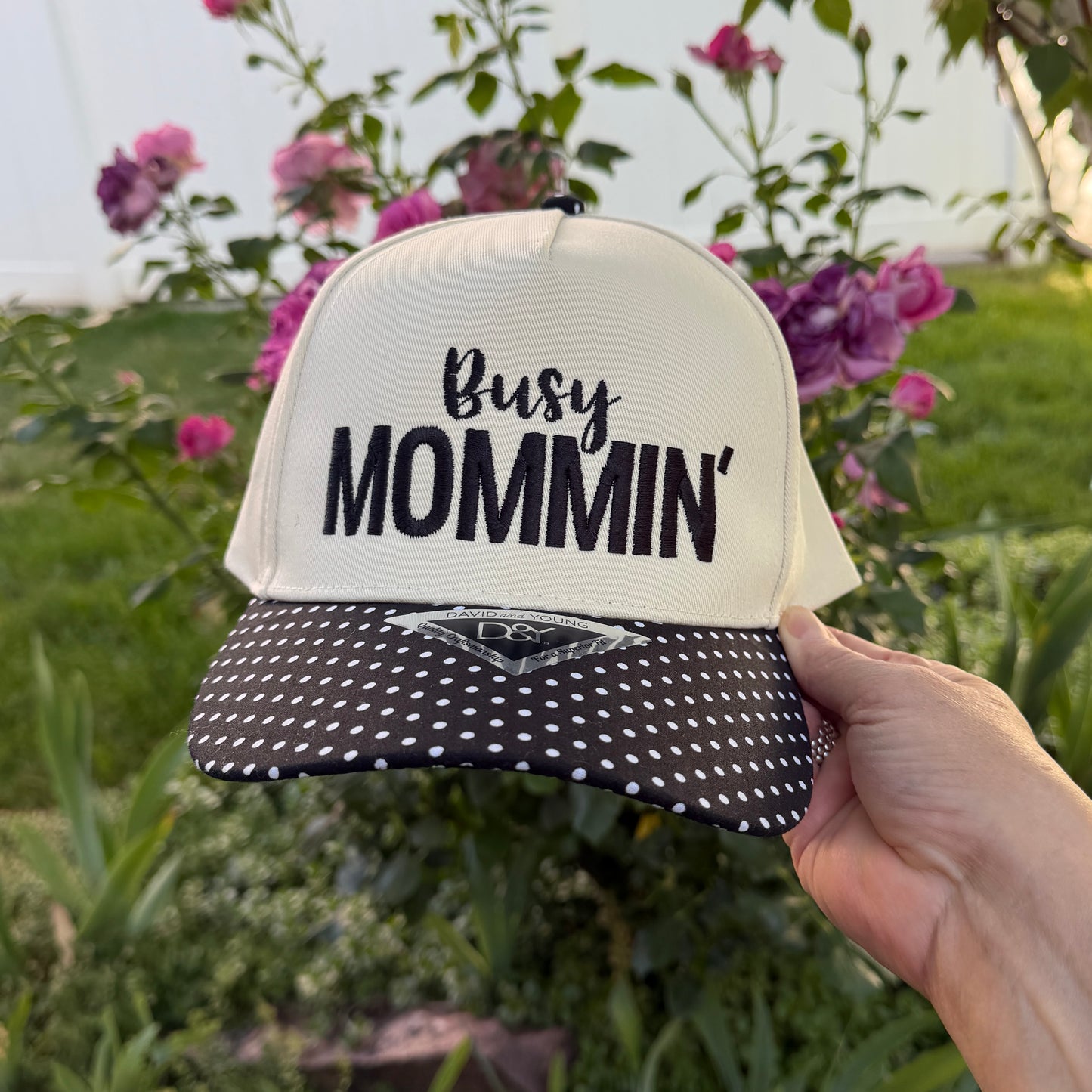 Embroidered Hats- Busy MOMMIN'
